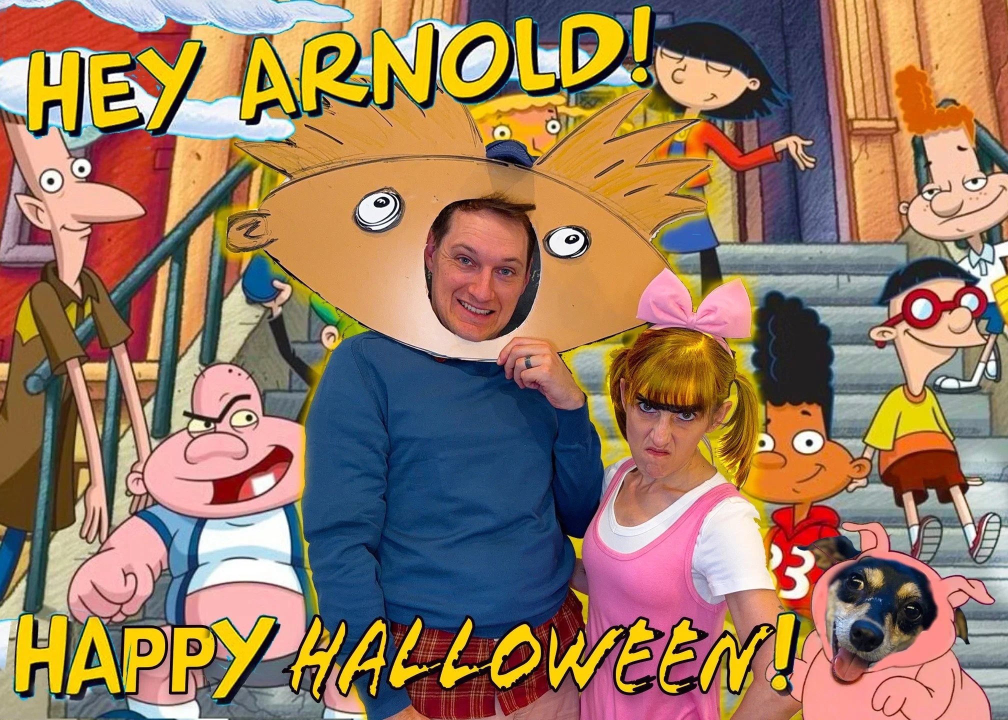 A happy Halloween to you and yours. @thekristenpaul @craigbartlett #heyarnold #millennial