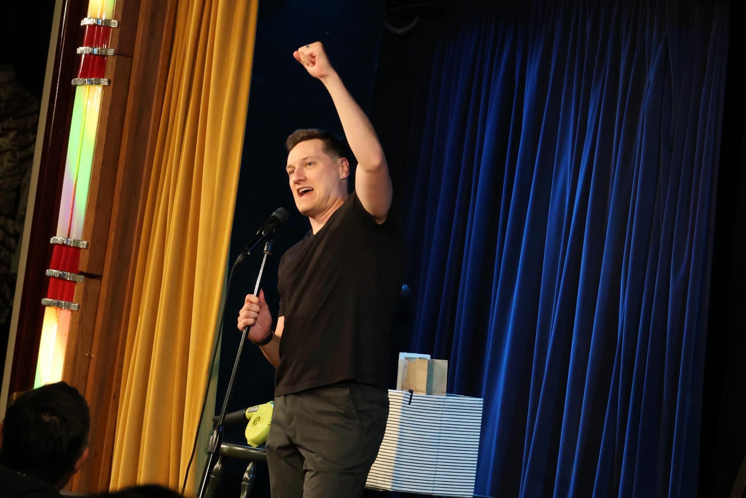 LA Magician Nick Paul performing at The Comedy and Magic Club in Hermosa Beach, CA
