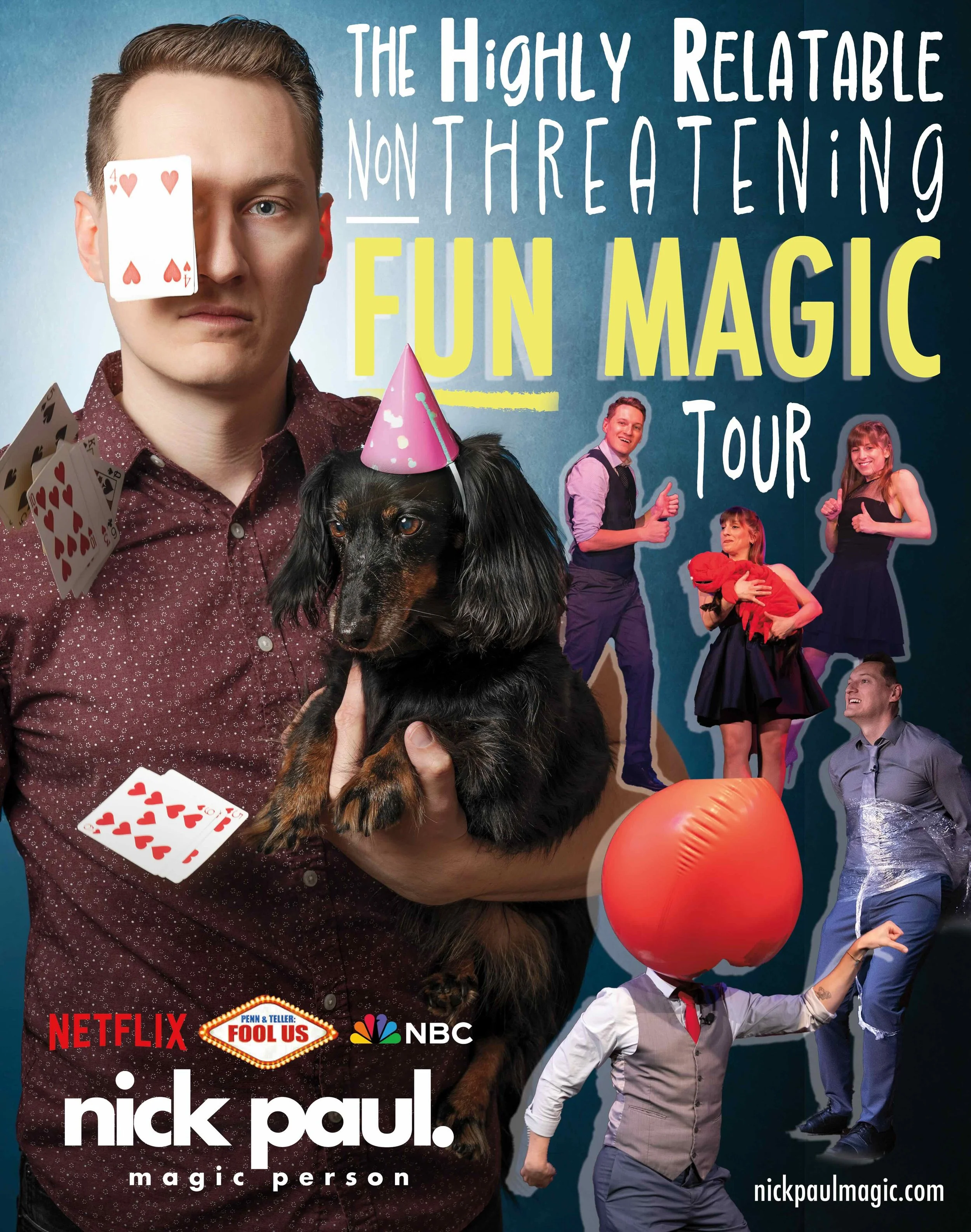 Signed Tour Poster - 11" by 14"