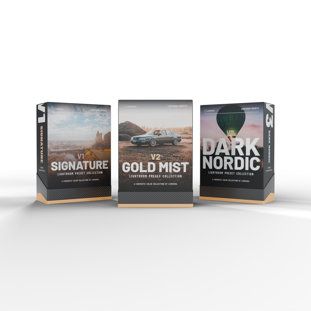 Liupakka Lightroom presets V1, V2 and V3