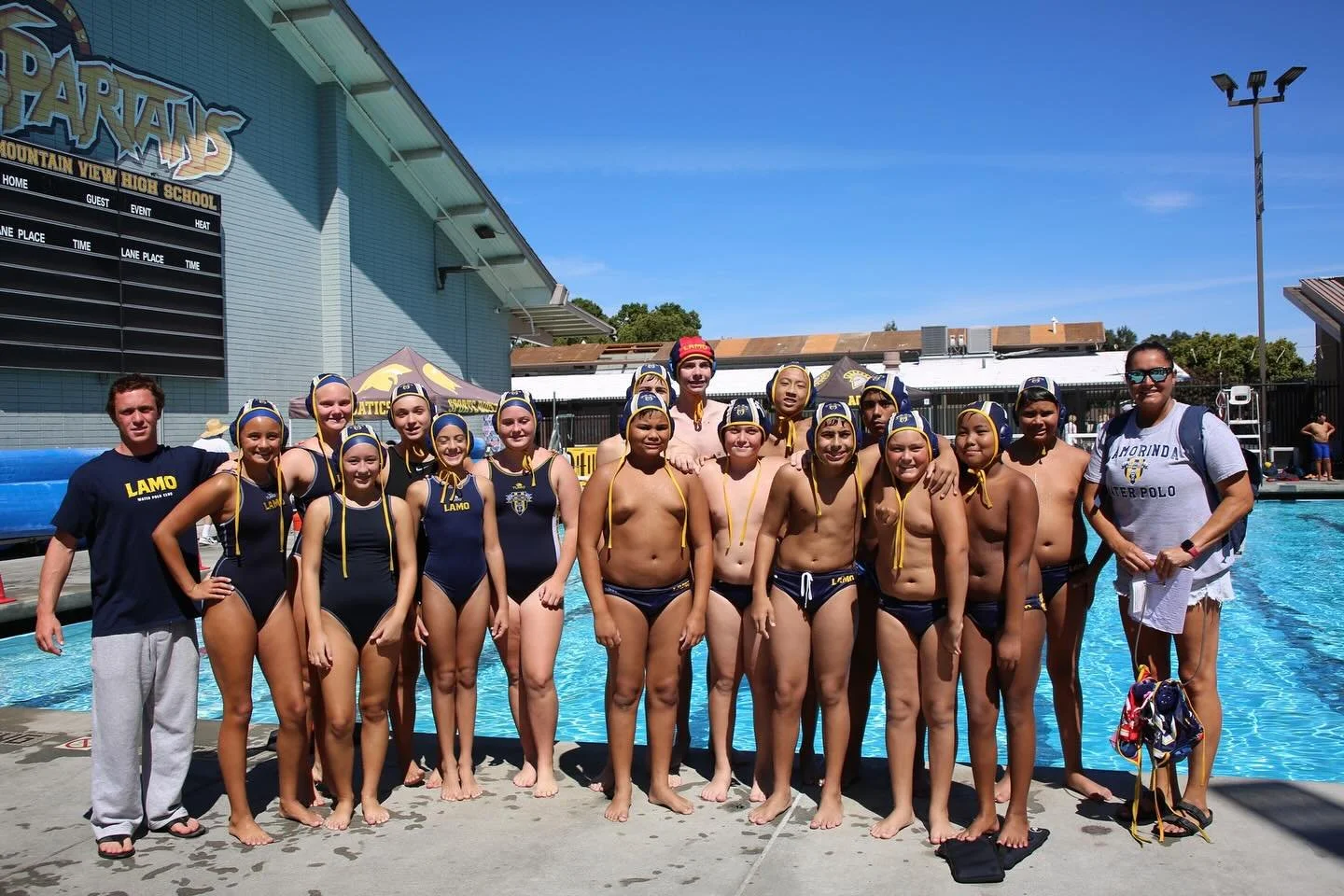 Beautiful day for Fall waterpolo for our 12 & 14Us!