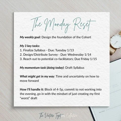 This is my plan for the week&mdash;what&rsquo;s yours?

I love the fresh-start energy the new year brings&hellip;but if I&rsquo;m honest, it can also send my brain into overdrive. New ideas popping up daily, priorities swirling, and suddenly I&rsquo;