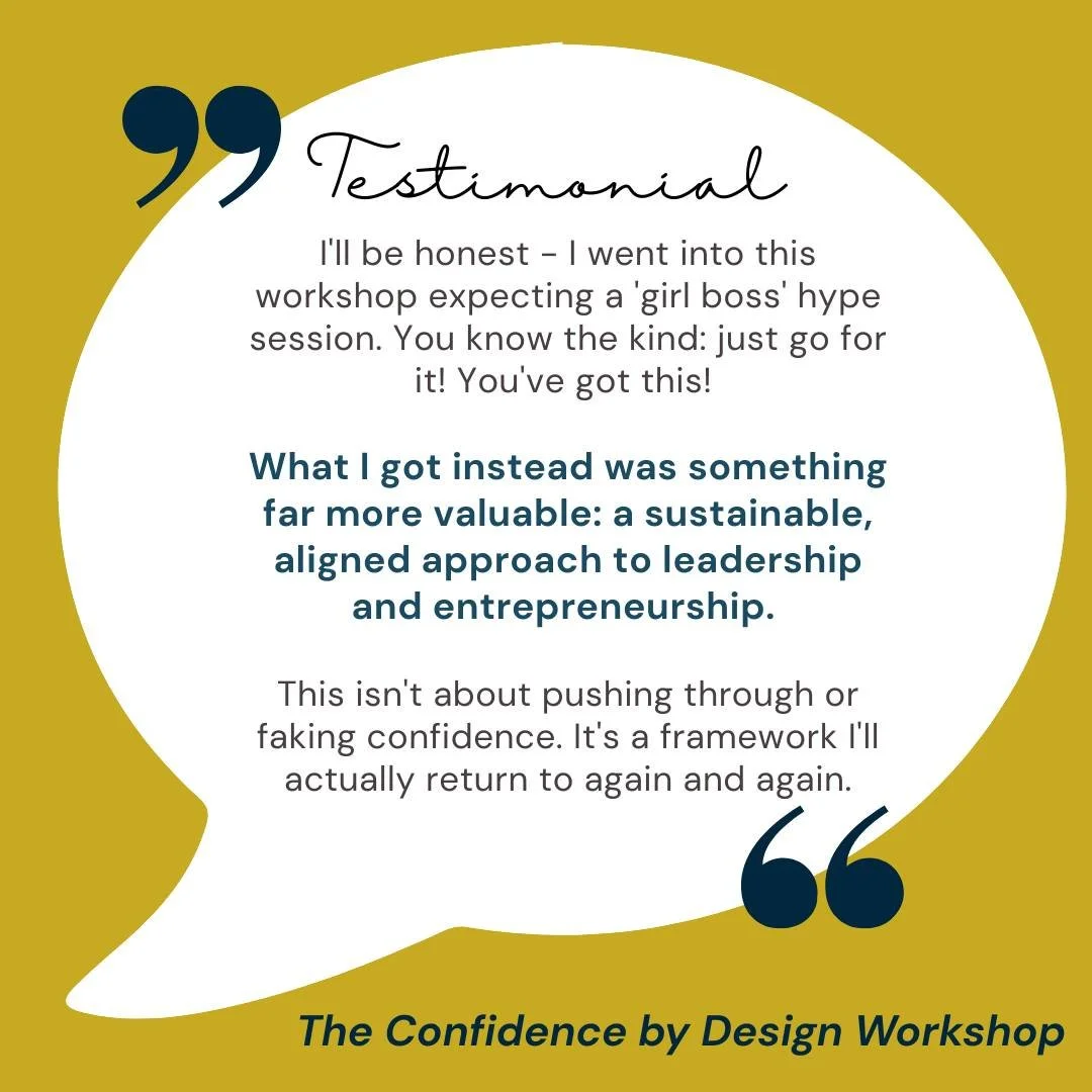 We're hosting Confidence by Design one last time!! 

Monday, February 23rd at 1pm EST!!
Virtual: Only a few spots left. Register now!!

You heard us talk about it, but now hear what those in the room had to say!

"I went into this workshop expec