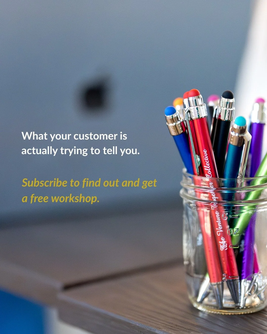 The next issue of the VTC newsletter is coming next week.

This month I'm sharing a mistake I made: the difference between thinking you know your customer and actually knowing her. I surveyed 30 women entrepreneurs and walked away with almost nothing