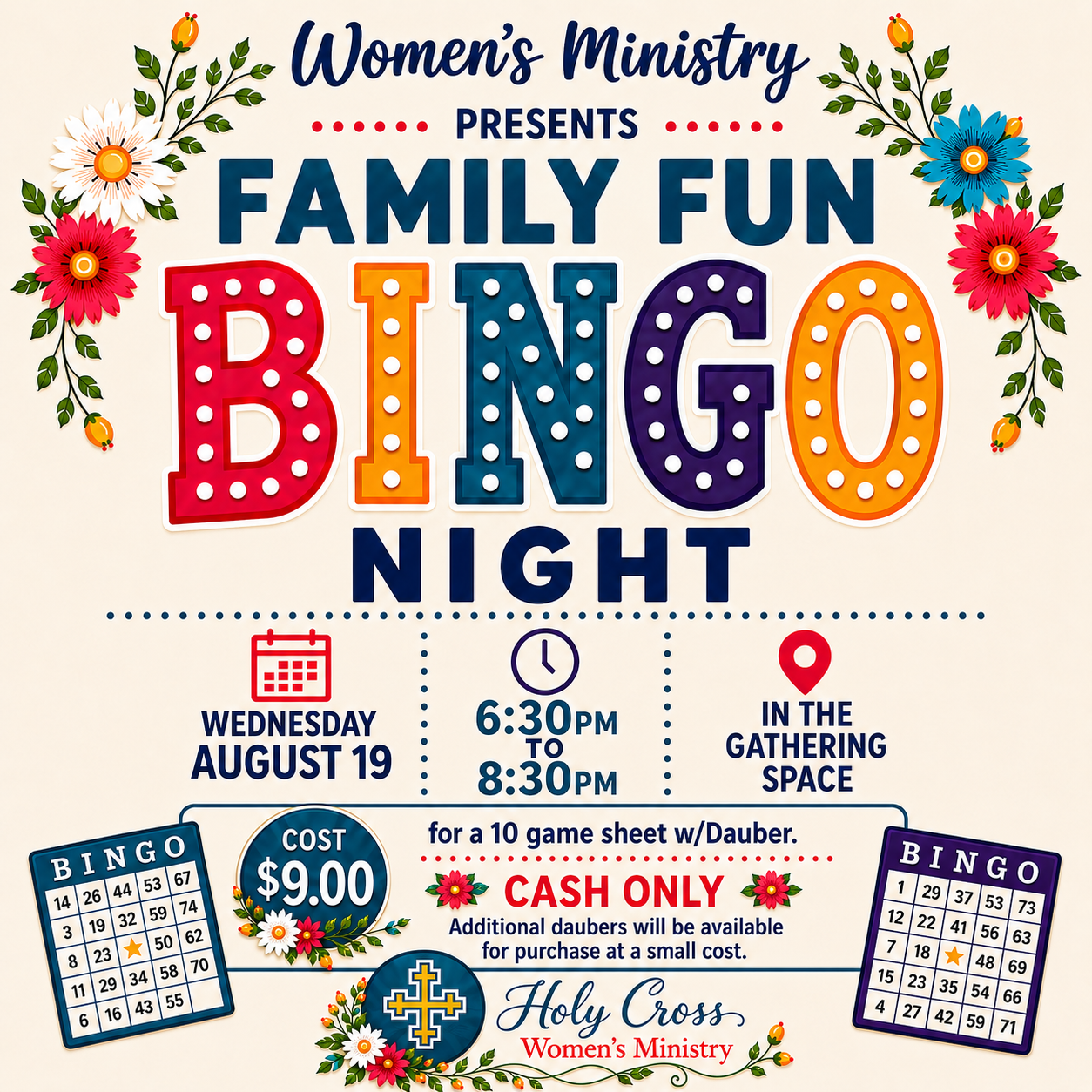 Family Fun Bingo Night!