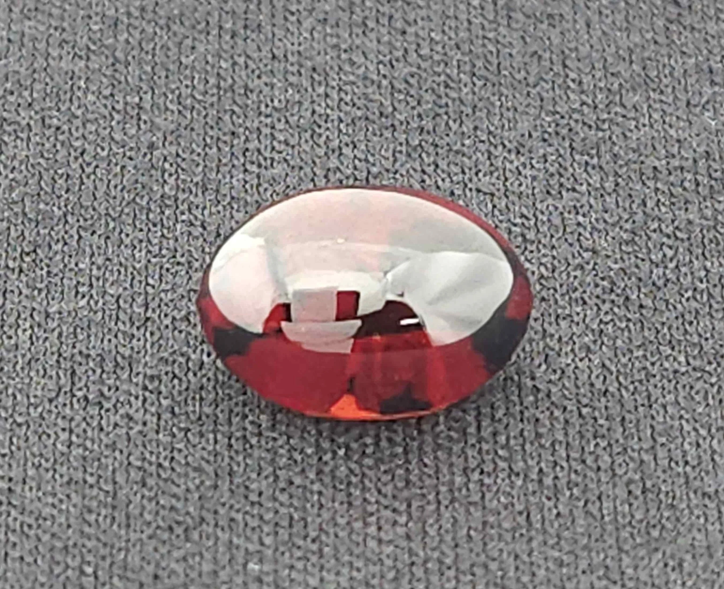 Custom Precision faceted and cabbed Dark Red Garnet