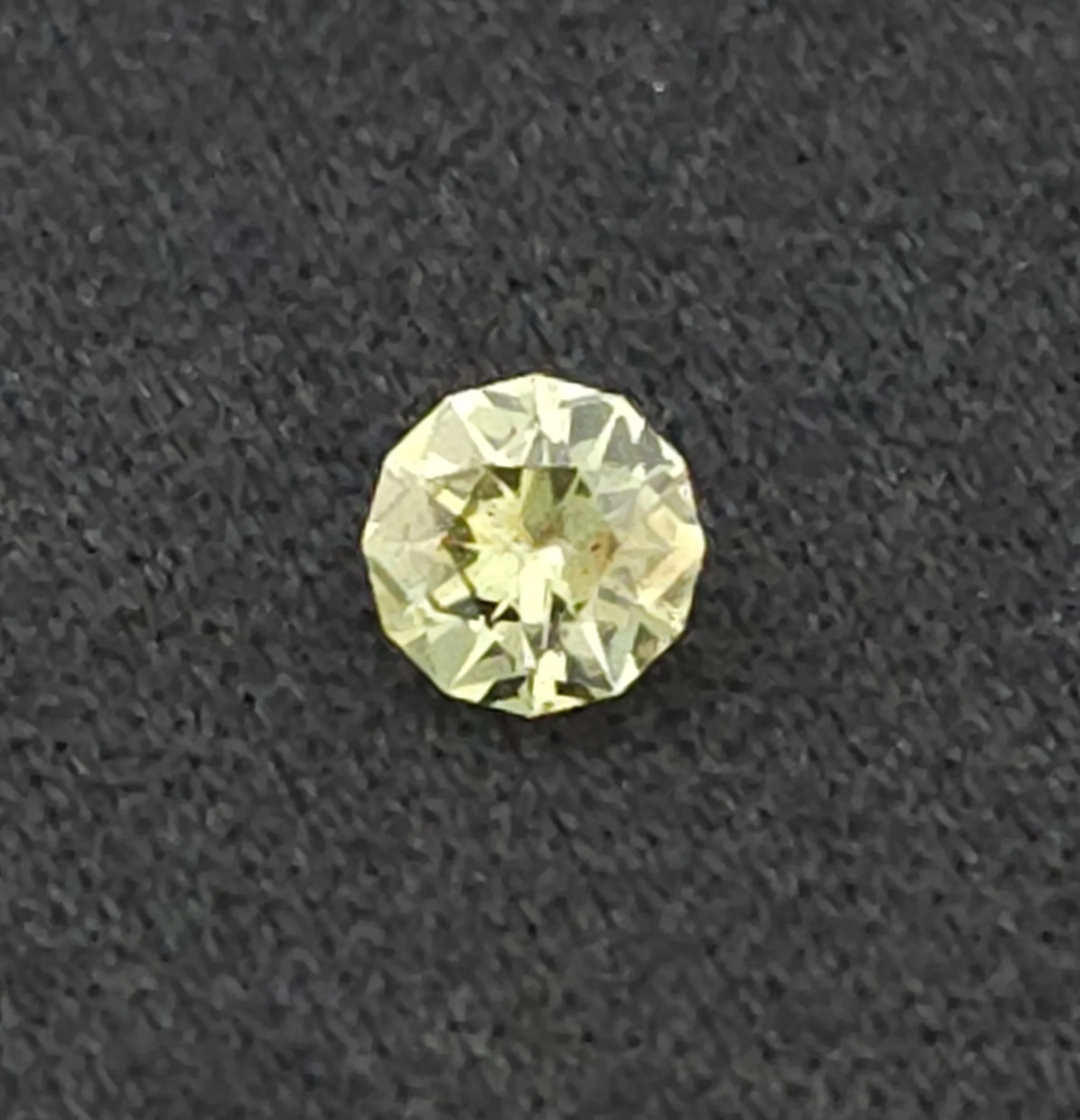 Custom Precision Faceted Montana Sapphire Round - 0.23ct #243