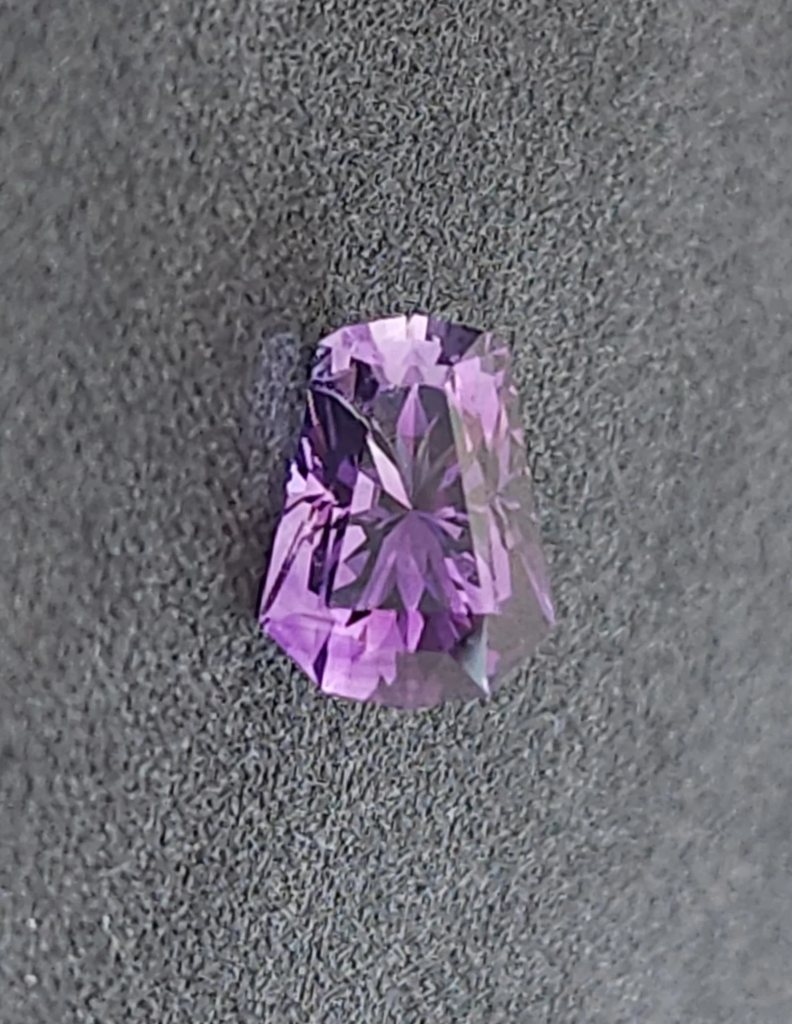Custom Precision Faceted Arizona Amethyst 1.43ct #219