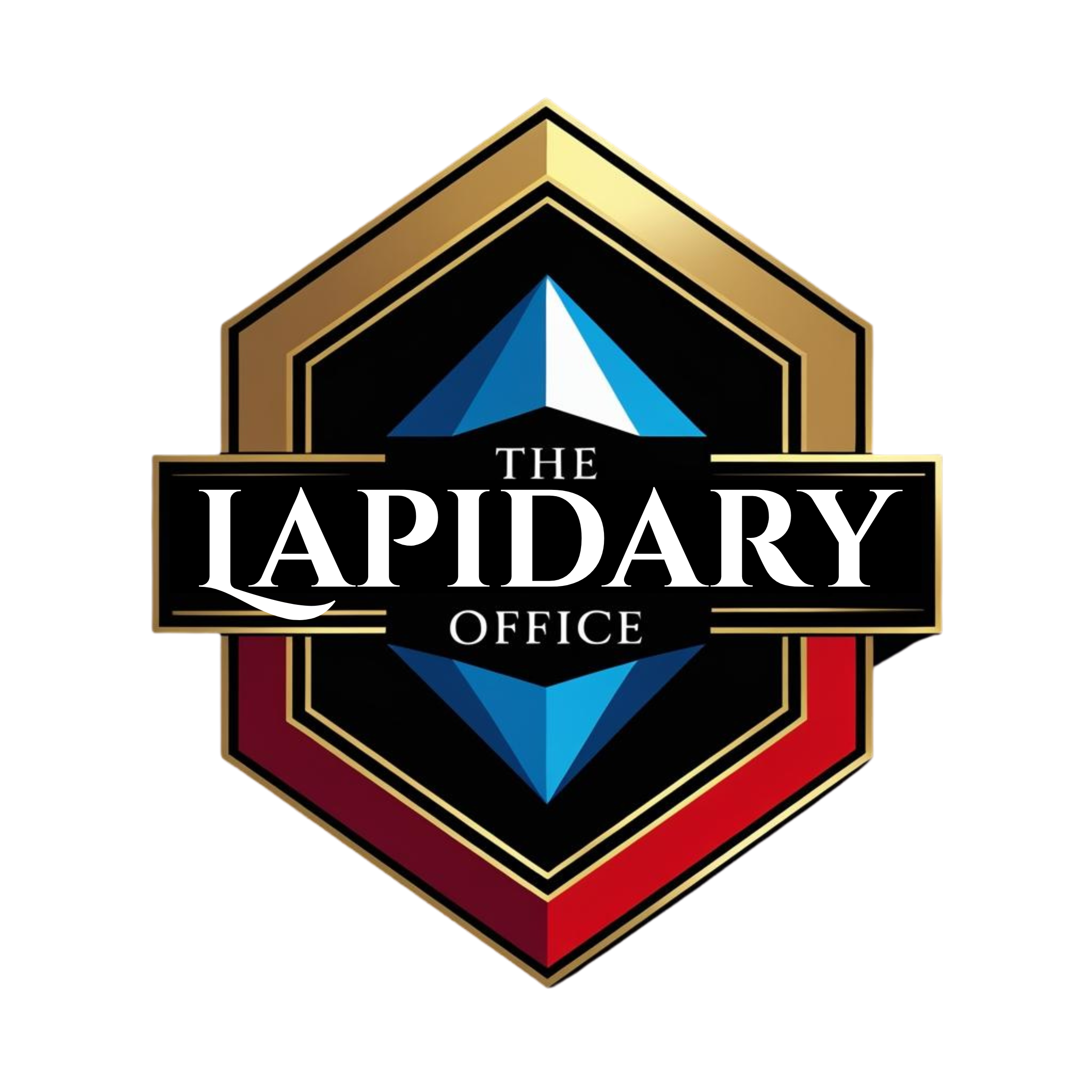 Image of a logo for " The Lapidary Office" .