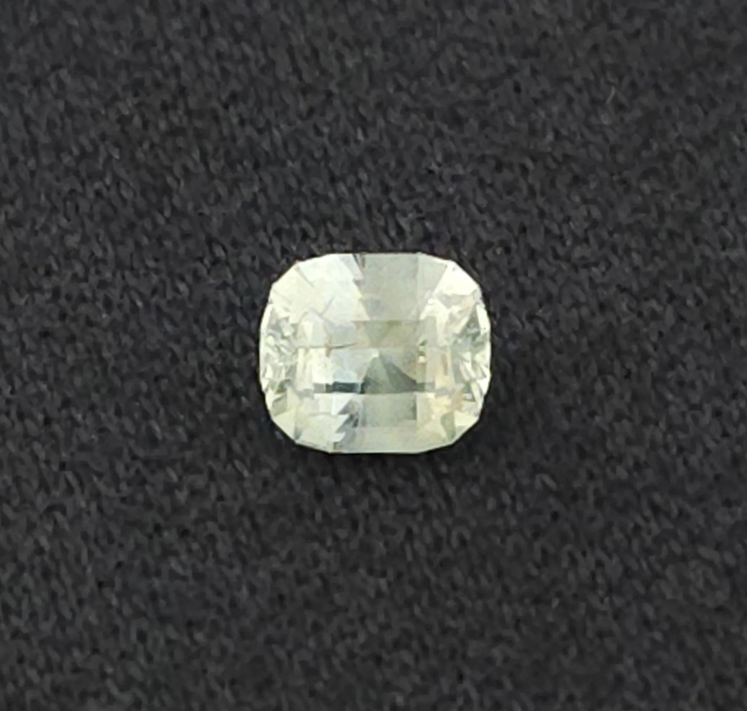 Custom Precision Faceted Montana Sapphire Cushion - 0.35ct #242
