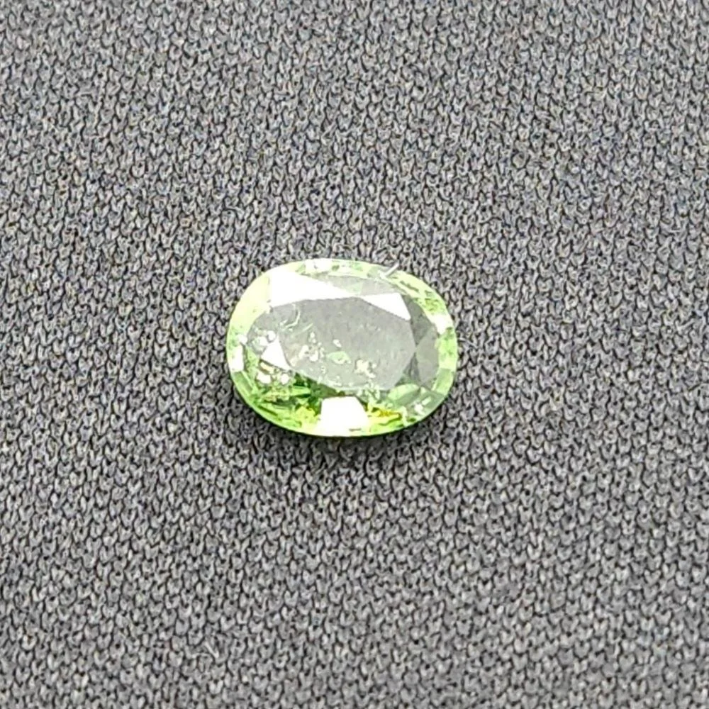 Vibrant Green Brazilian Tourmaline Oval - 0.745 Carat