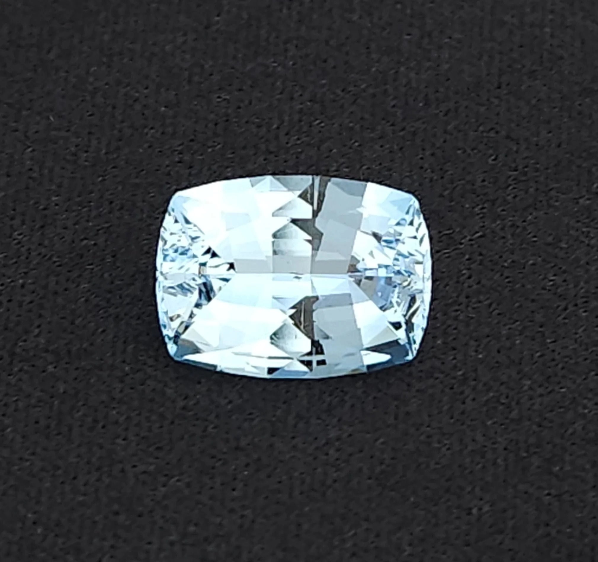 Custom Precision Faceted Topaz Cushion - 3.17ct #268