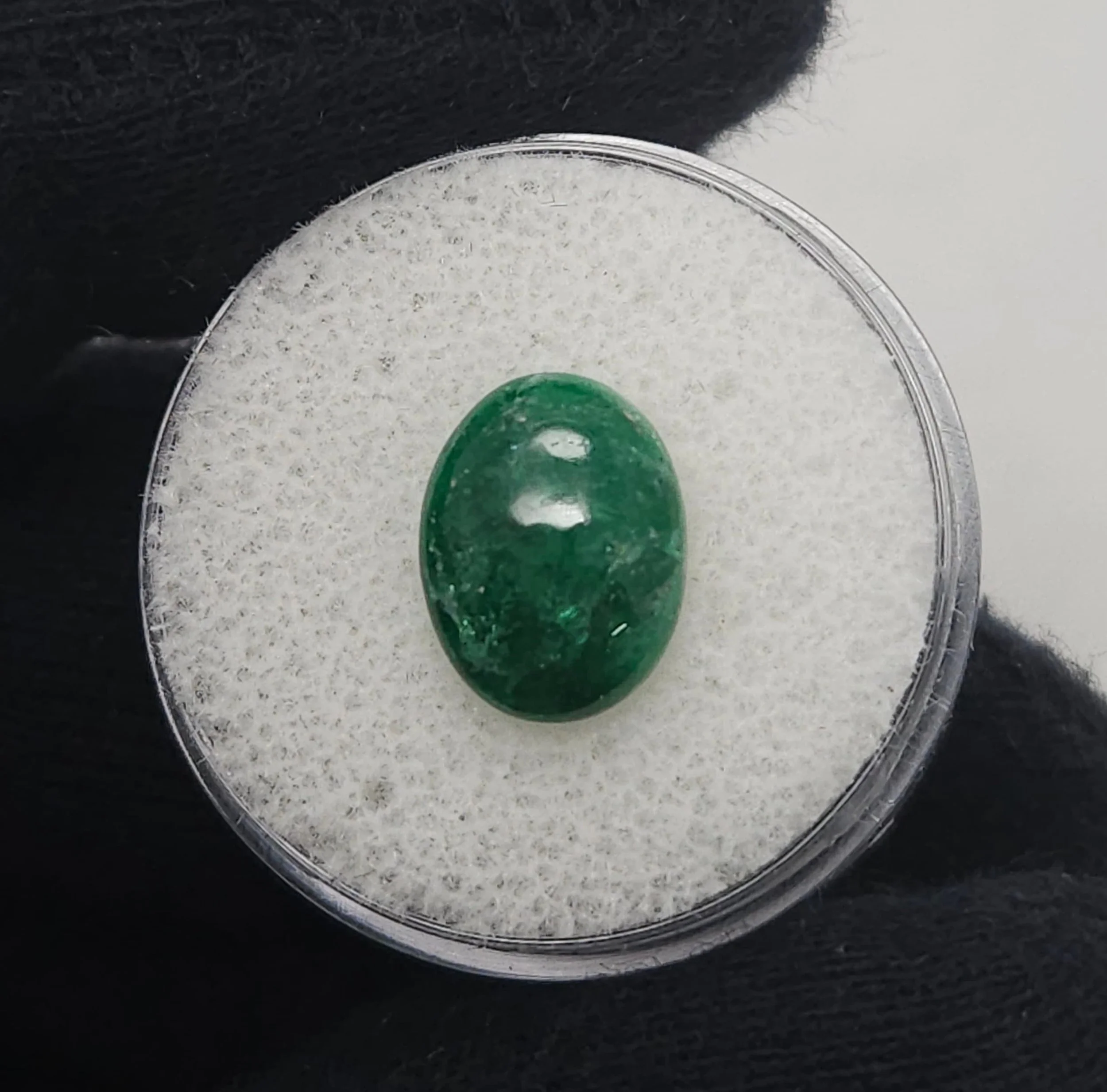 Natural Emerald Cabochon Oval - 3.45ct