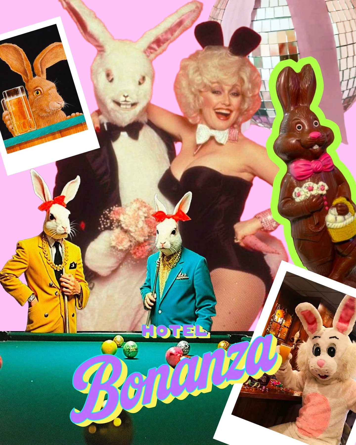 Dimanche de P&acirc;ques chez Bonanza 🐰
Chaudi&egrave;re Miller High Life 30$ + chance de gagner un lapin en chocolat g&eacute;ant

Shooter Fireball 3$
Match des Canadiens d&egrave;s 19h

Come early 🍻