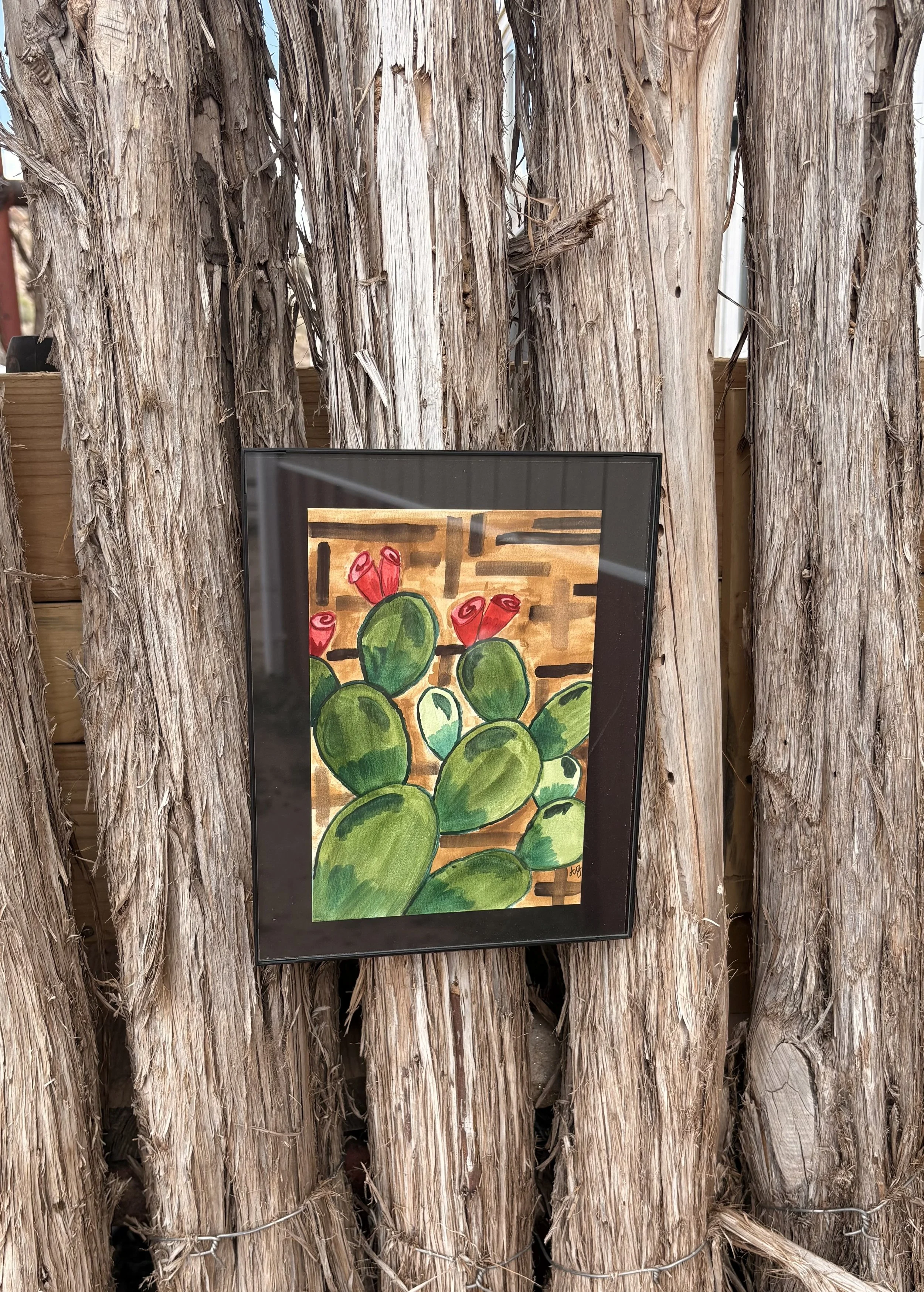 Desert Cactus Watercolor