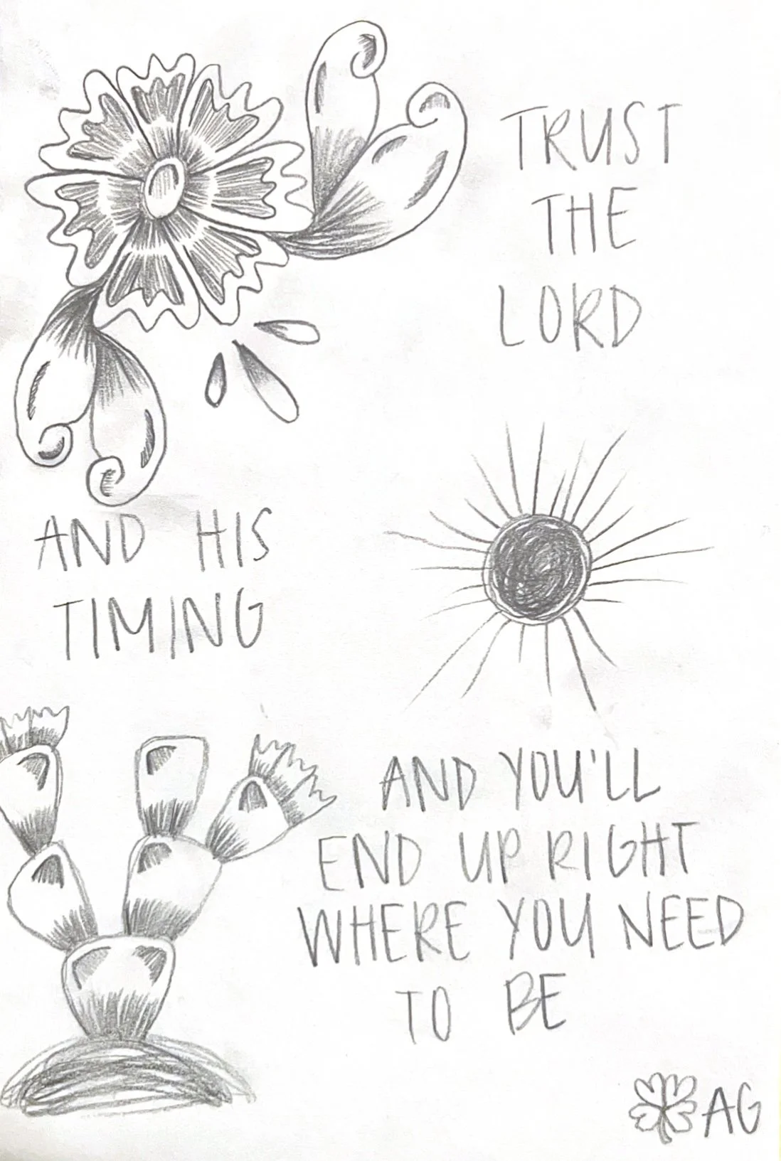Trust The Lord Print