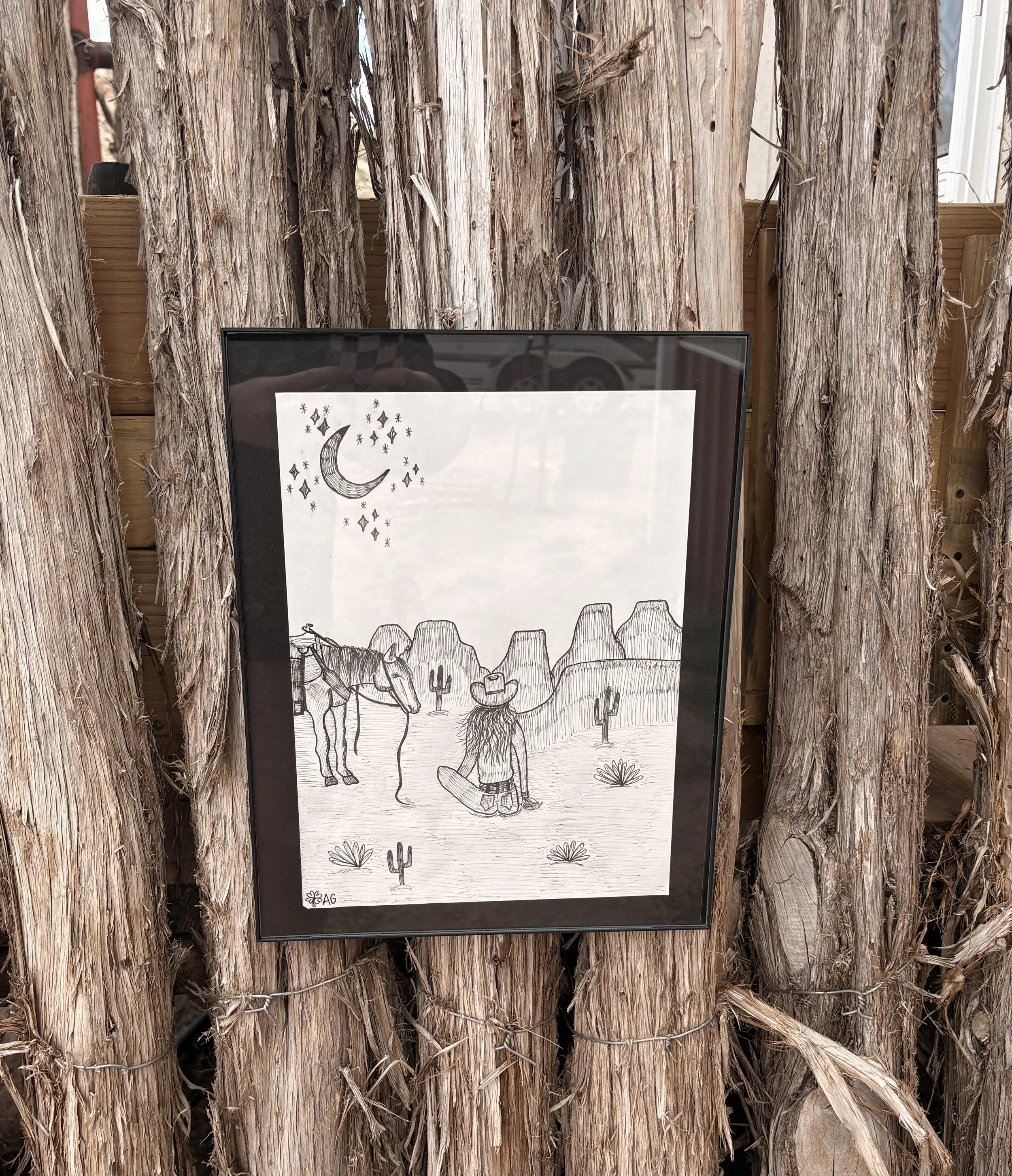 Loner Girl Original Drawing