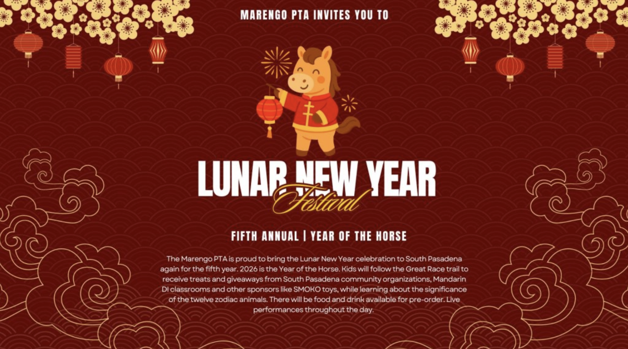 South Pasadena Lunar New Year Celebration at Orange Grove Park