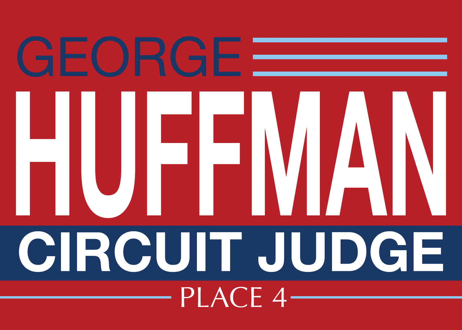 Huffman for Judge
