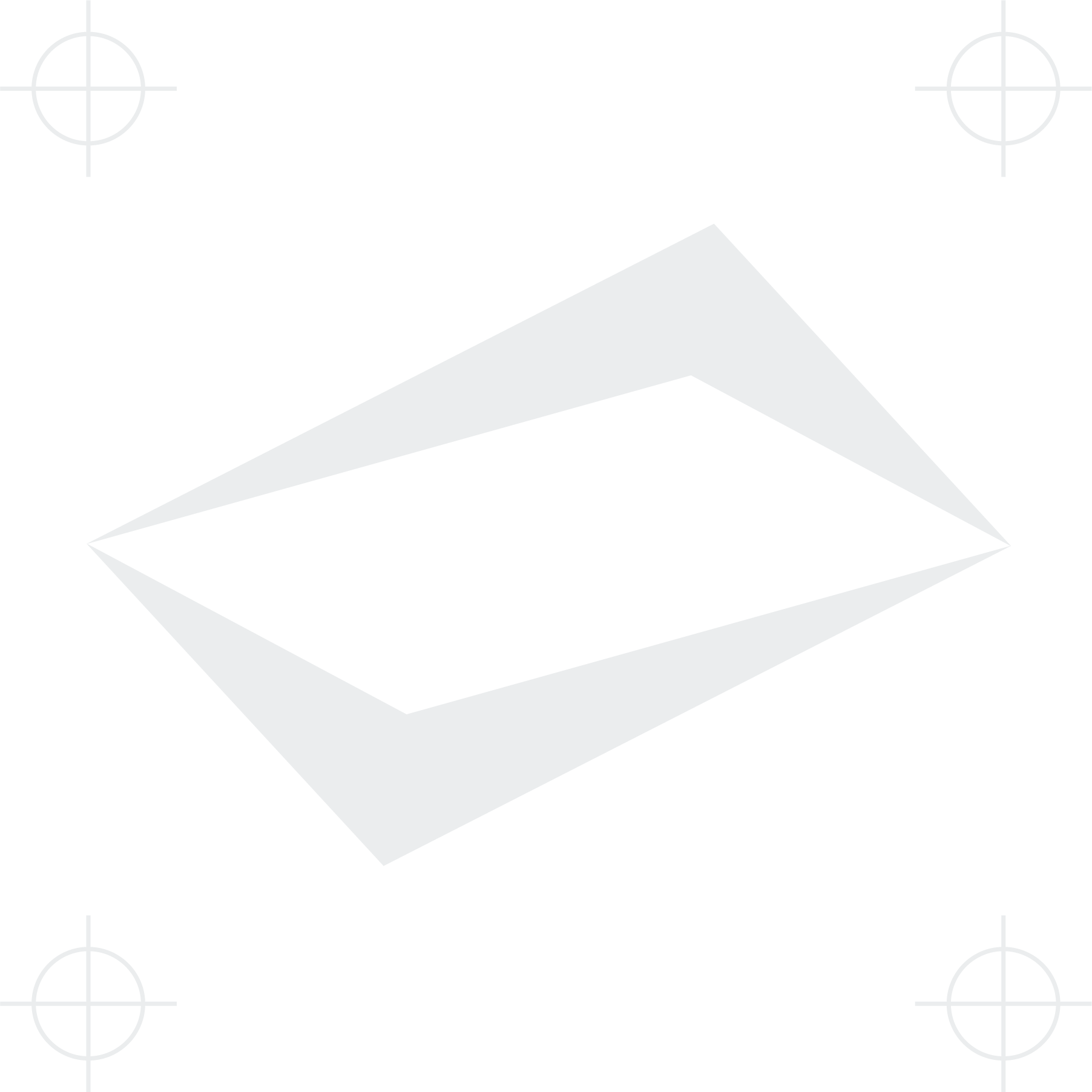 Schwarz-weiß-Illustration eines Flachdach-Haus mit leuchtend weißer Dachfläche und schwarzer Umgebung, alle Linien und Formen sind geometrisch und minimalistisch gestaltet.