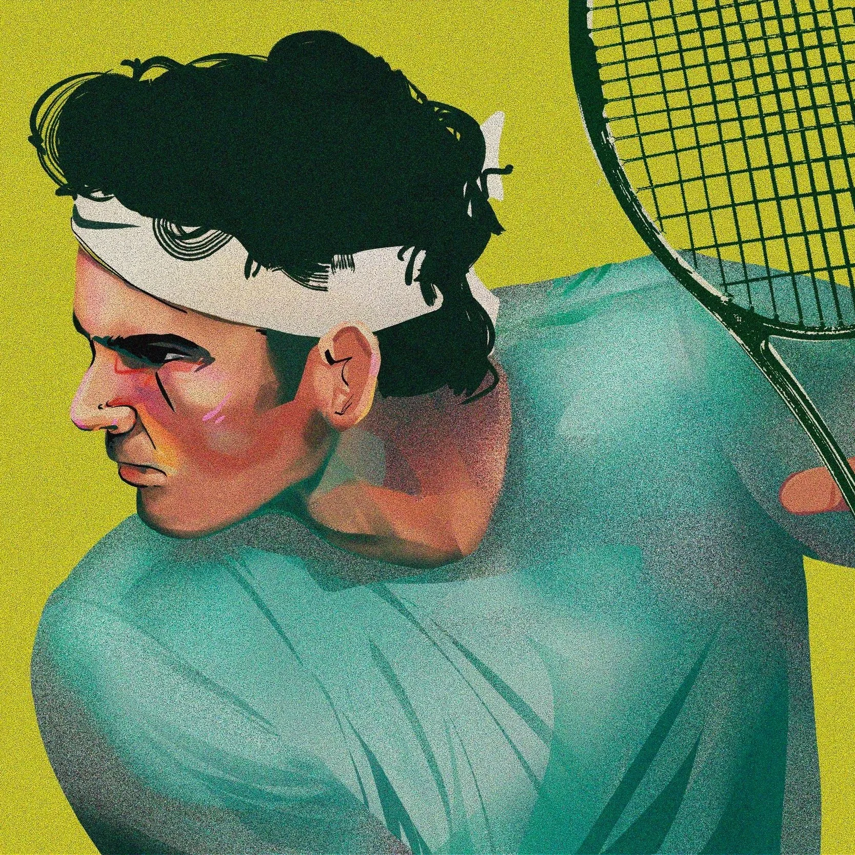 Portrait of Roger Federer