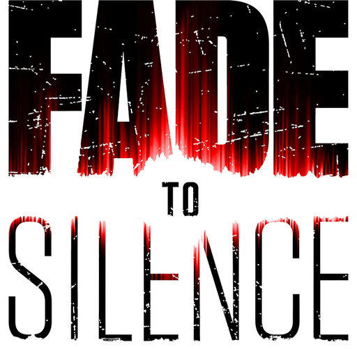Text reading 'Fail to Silence' with a red and black distressed background.