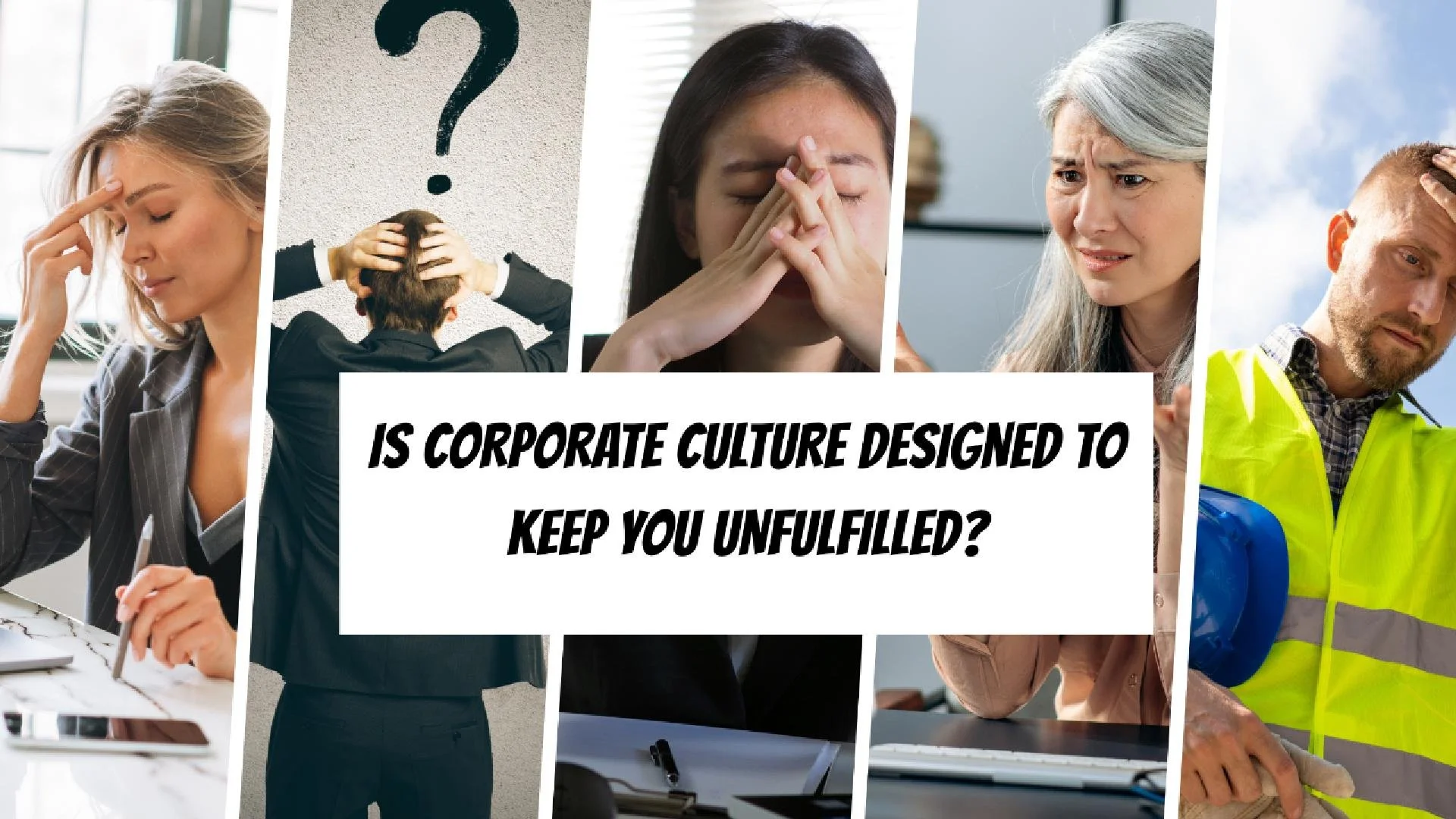 Is Fulfillment Possible in Corporate America?