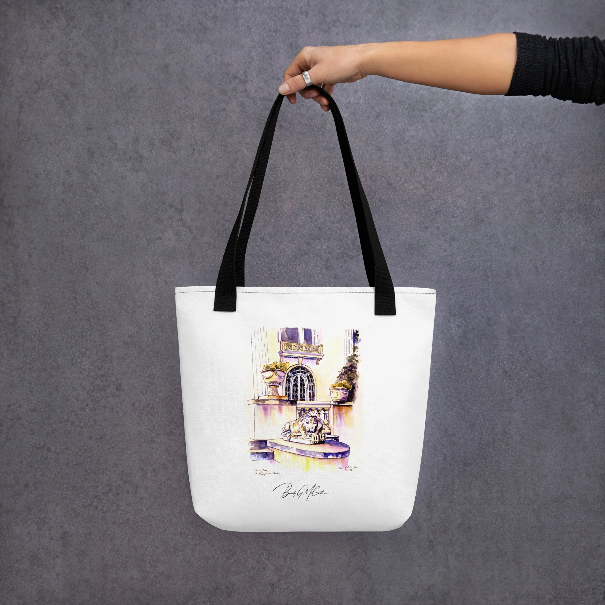 "Chevy Chase House" – Art Tote Bag