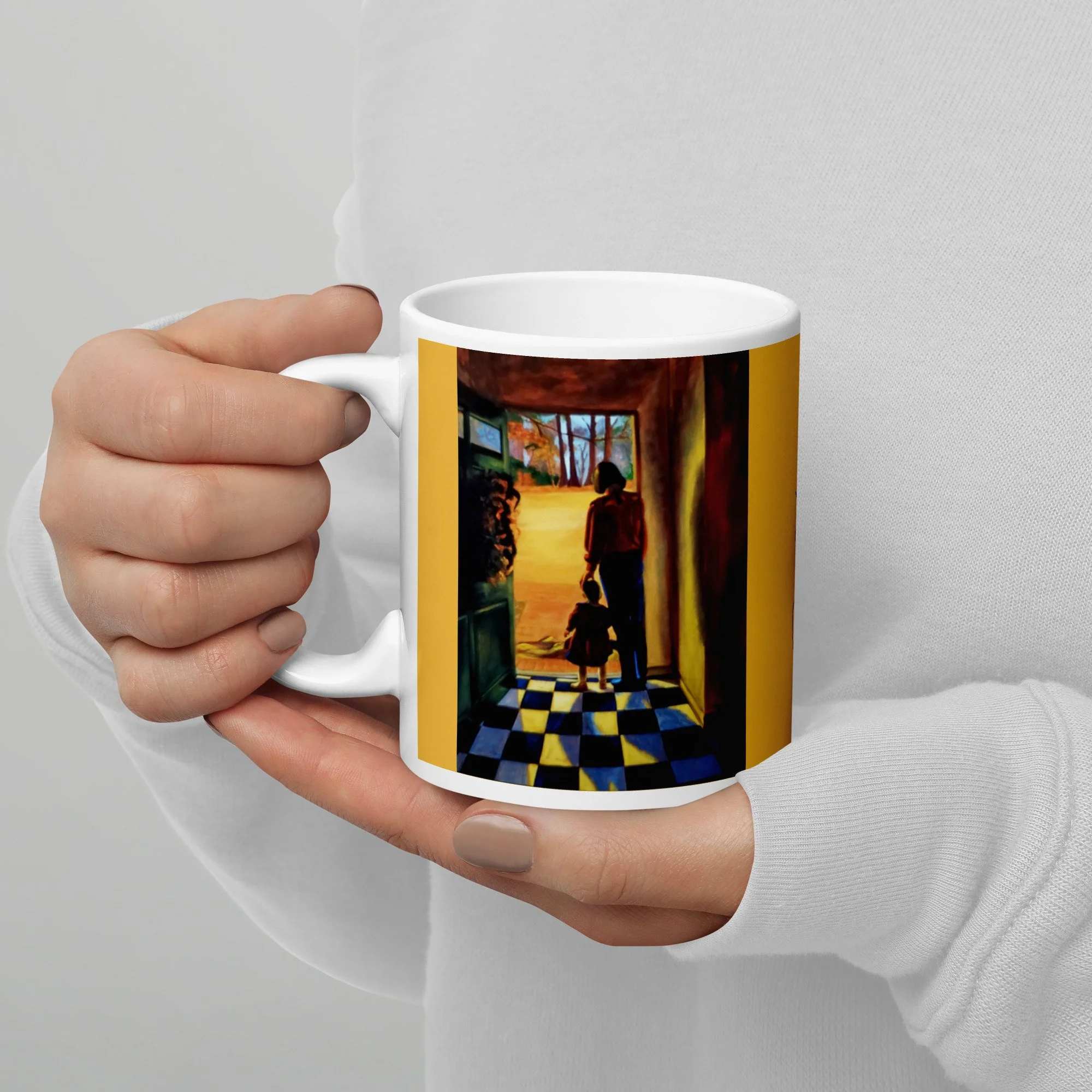 “The Delivery” – Fine Art Ceramic Mug