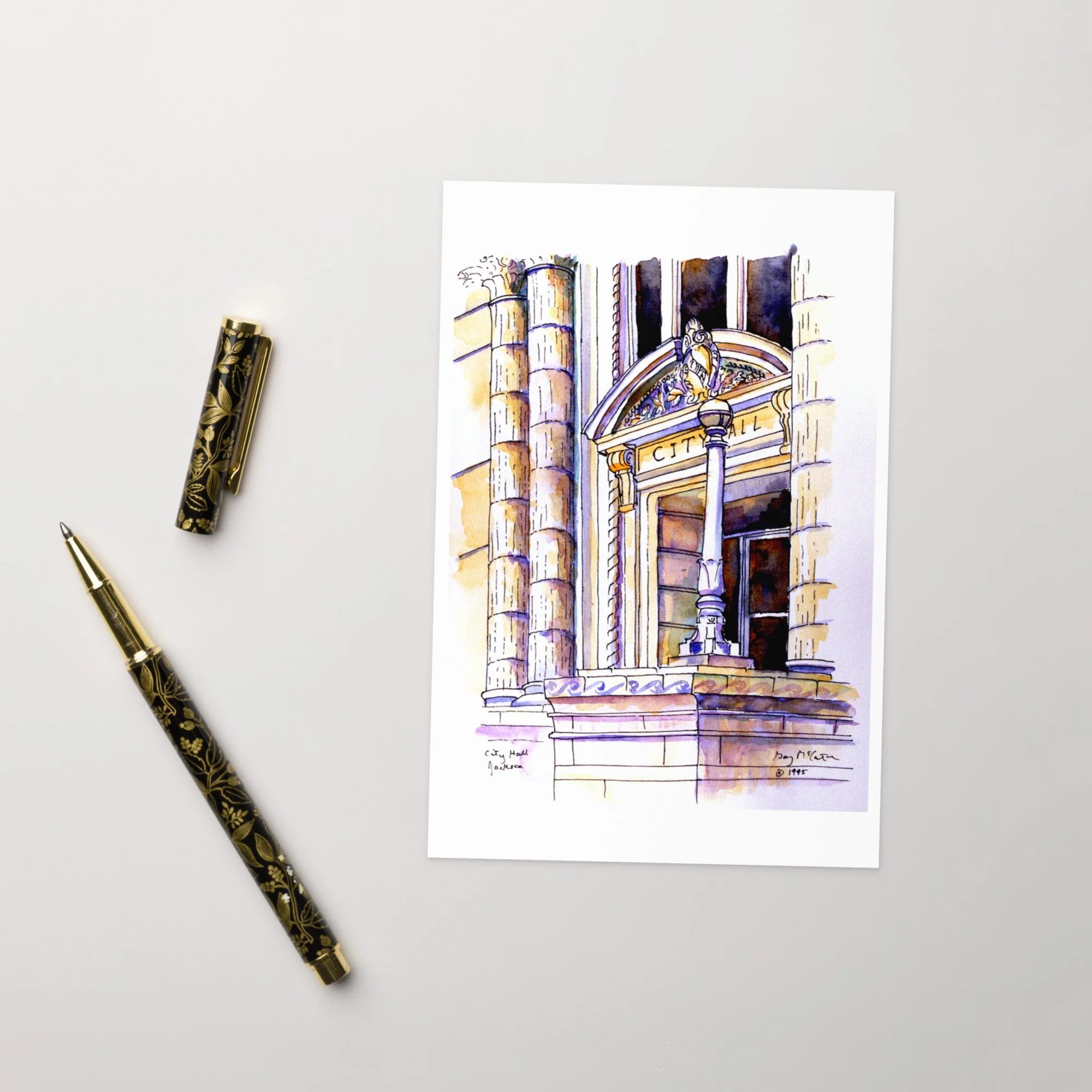 “City Hall” - Fine Art Note Cards