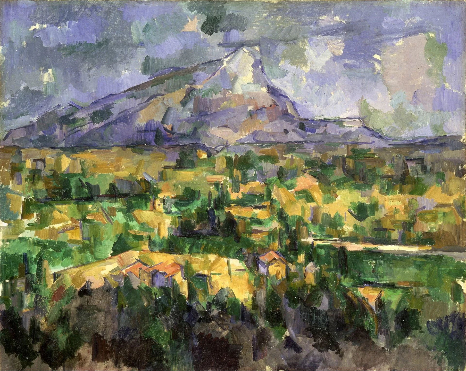 Paul Cézanne, Mont Sainte-Victoire [Courtesy of Wikimedia]