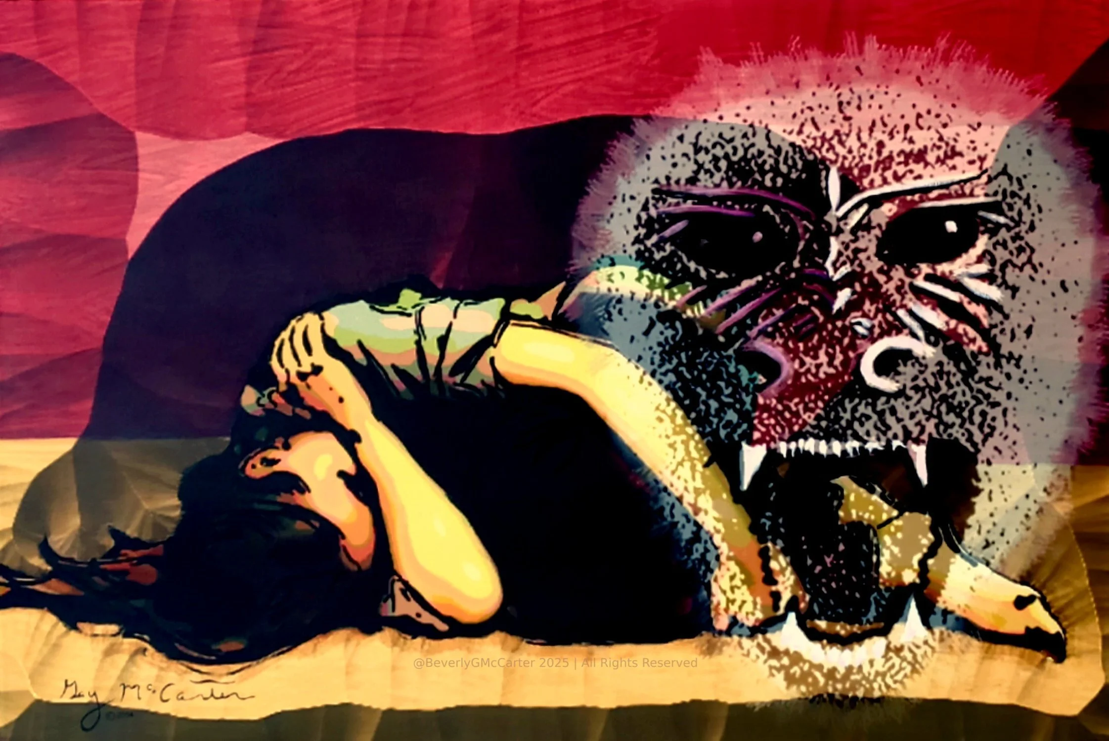 Archived Digital Mixed Media Painting