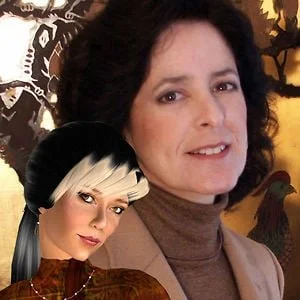 Beverly McCarter and her Second Life avatar.