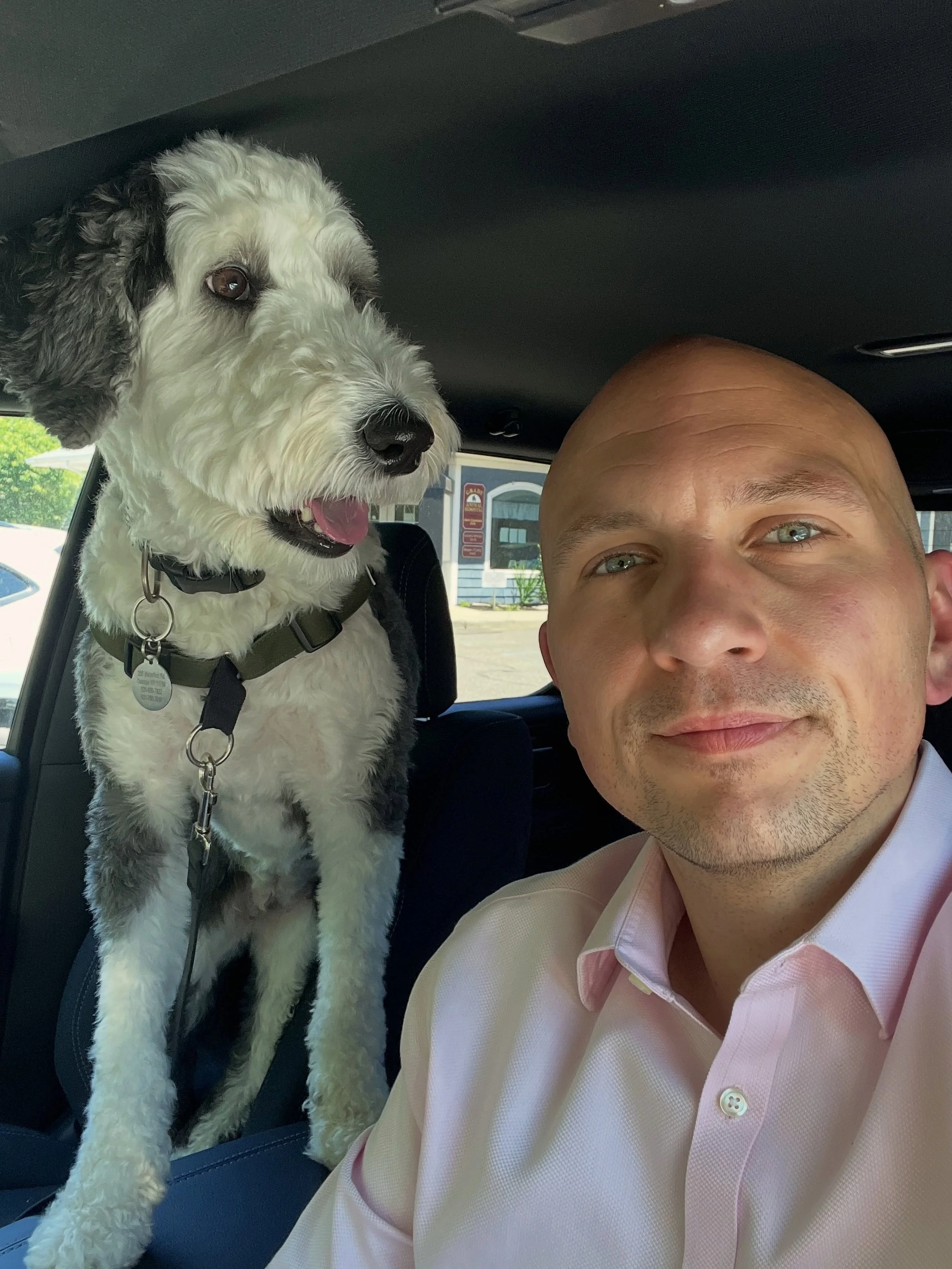 Doctor&rsquo;s visits! 🐶🩺❤️

Our future little one is lucky that Mommy and Daddy have complementary work schedules. One of the things we love most is knowing that we&rsquo;re able to be there for the people we love, no matter the time or place. Whe