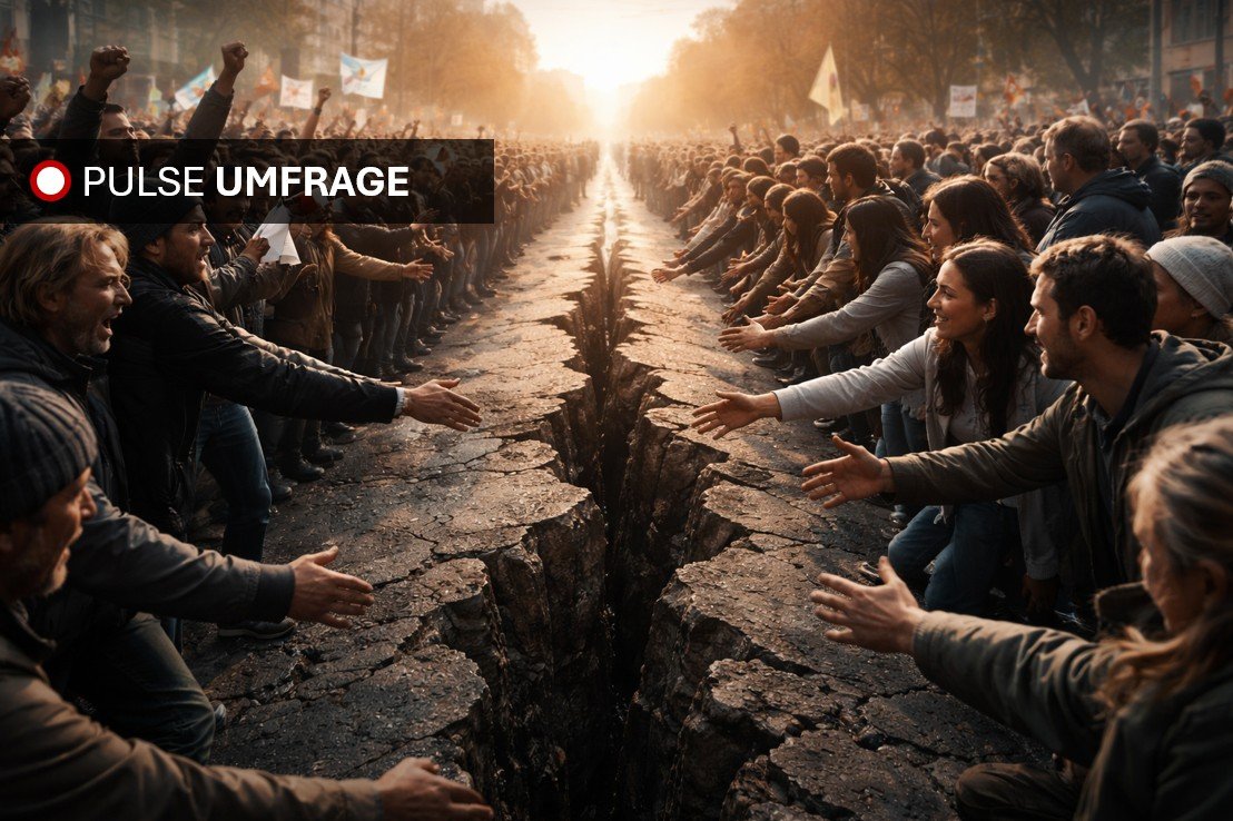 Glaubst du, dass unsere Gesellschaft gerade eher auseinanderdriftet oder zusammenwächst?