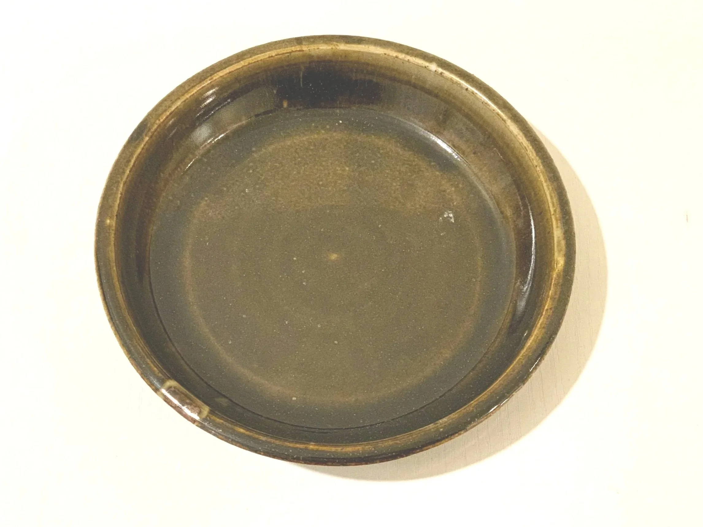 Small Brown Plate