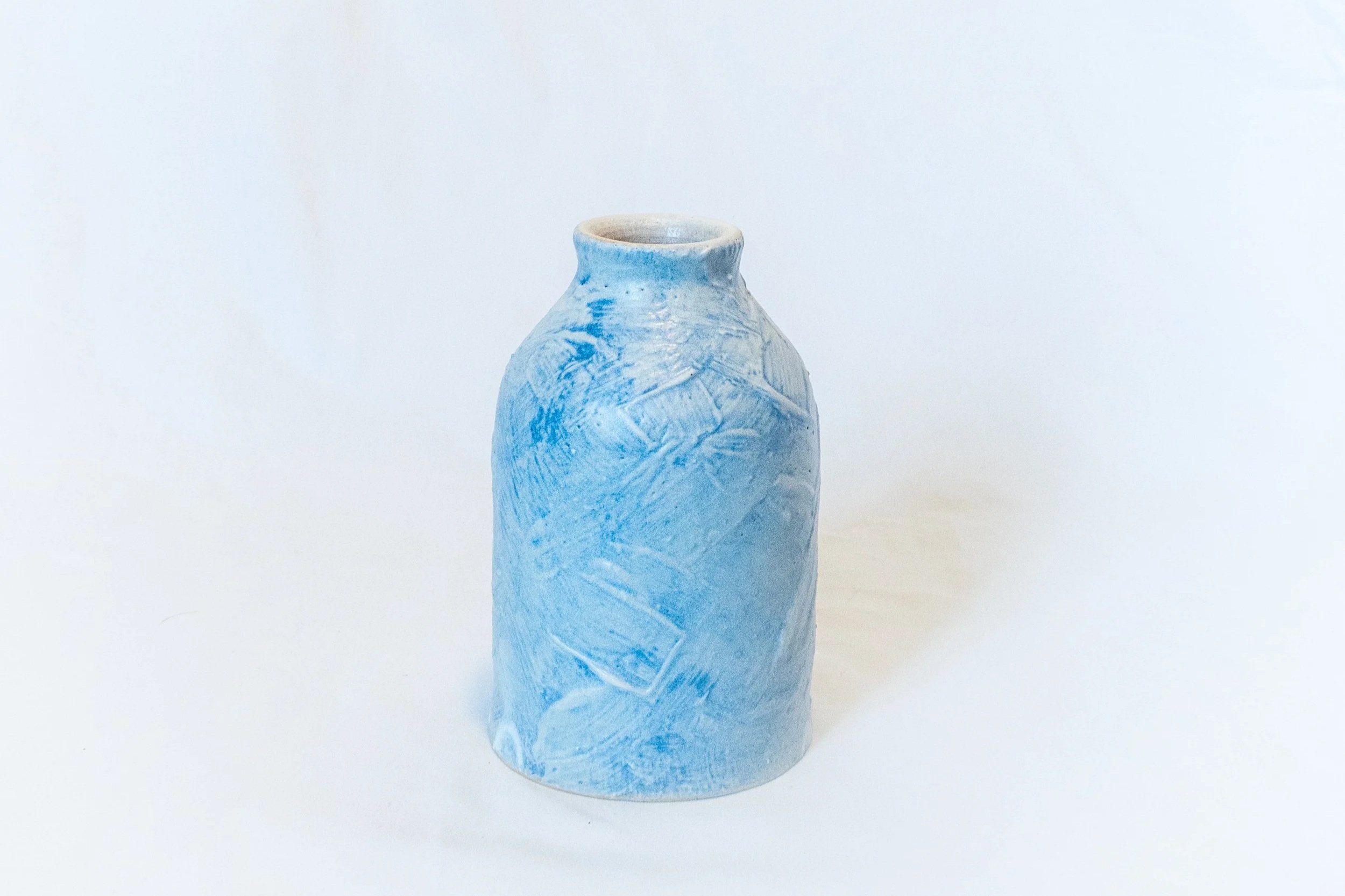 Brushed Bottle Vase
