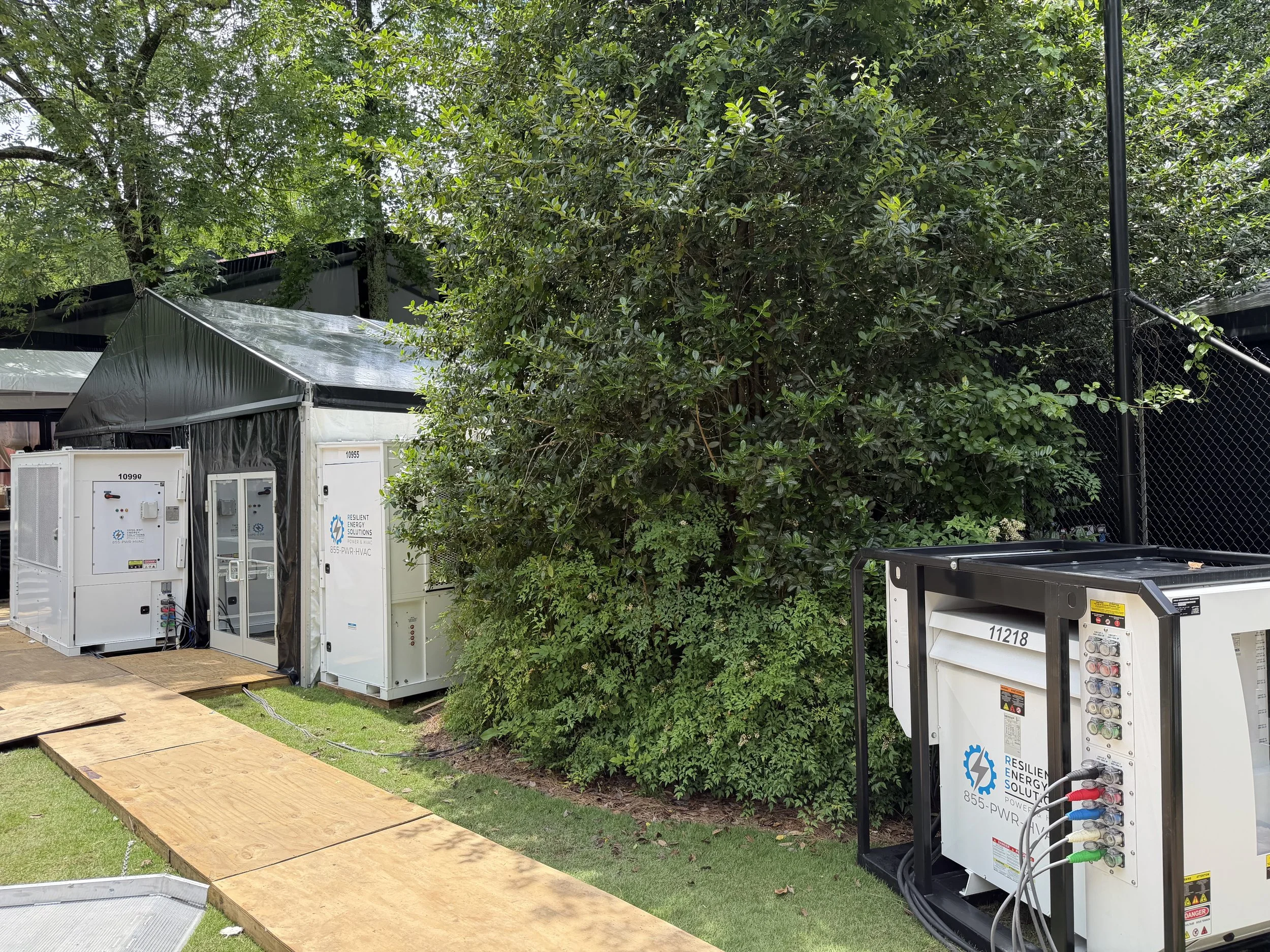 Climate Control &amp; Redundant Power for a Multi-Tent Wedding
