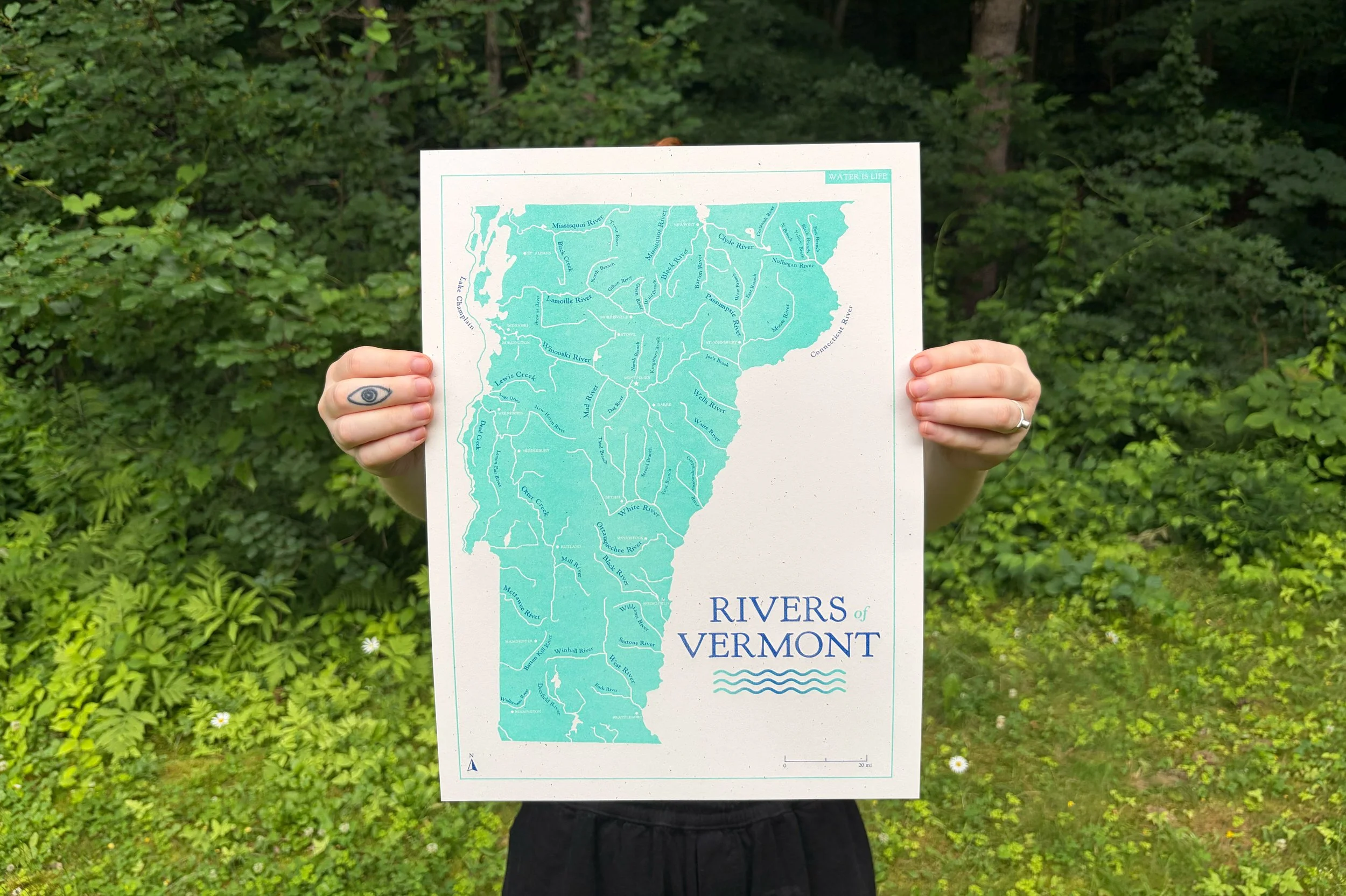 Rivers of Vermont [POSTER]