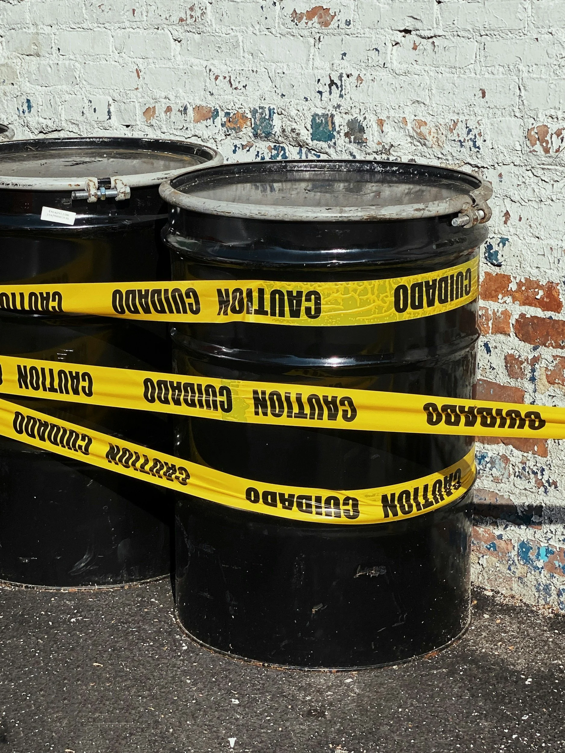 Caution Hazardous waste