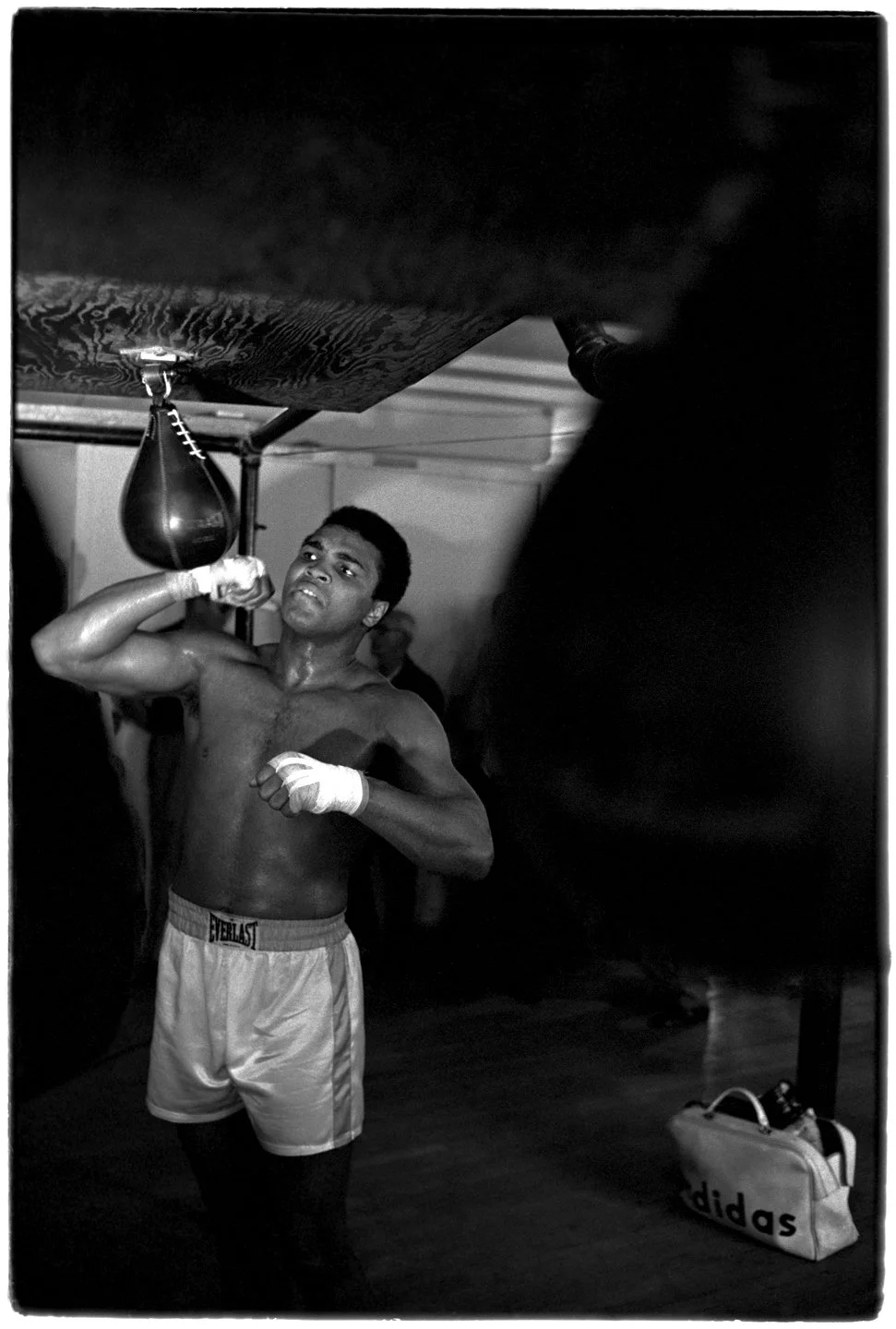 Muhammad Ali training by Al Satterwhite, 1970