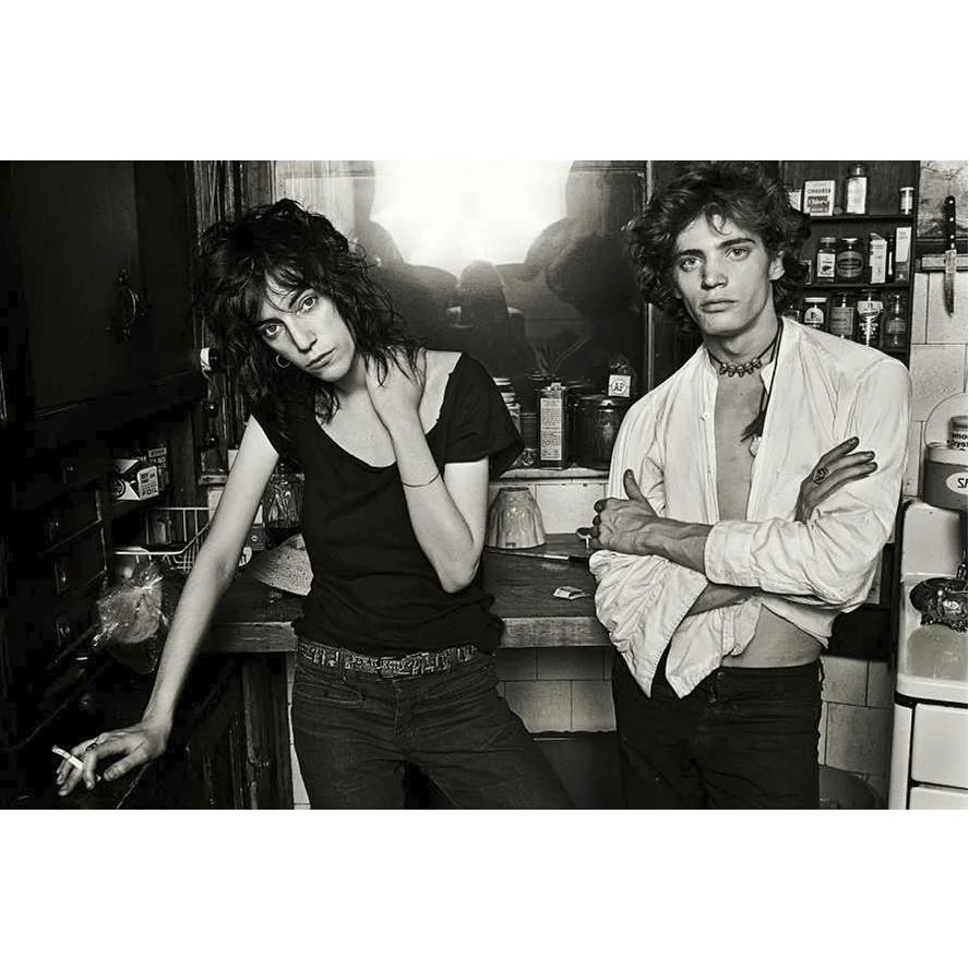 Rober Mapplethorpe and Patti Smith by Norman Seeff.