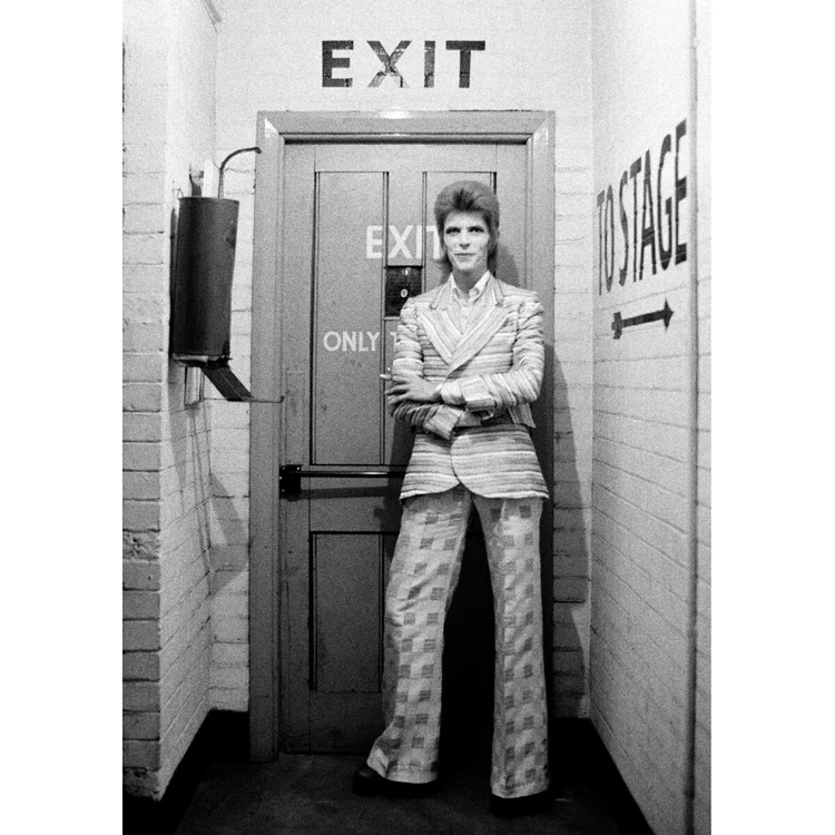 David Bowie "I Saw You Again in the Rainbow Theater", 1972 by Sukita.