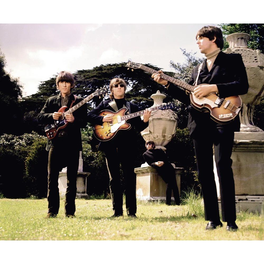 The Beatles Outdoor Portrait by Robert Whitaker