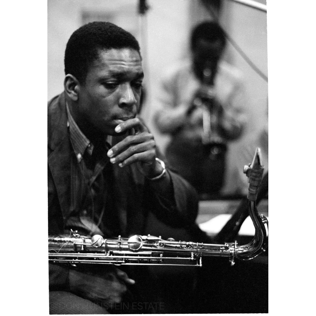 John Coltrane and Miles Davis, NYC, 1959 by Don Hunstein