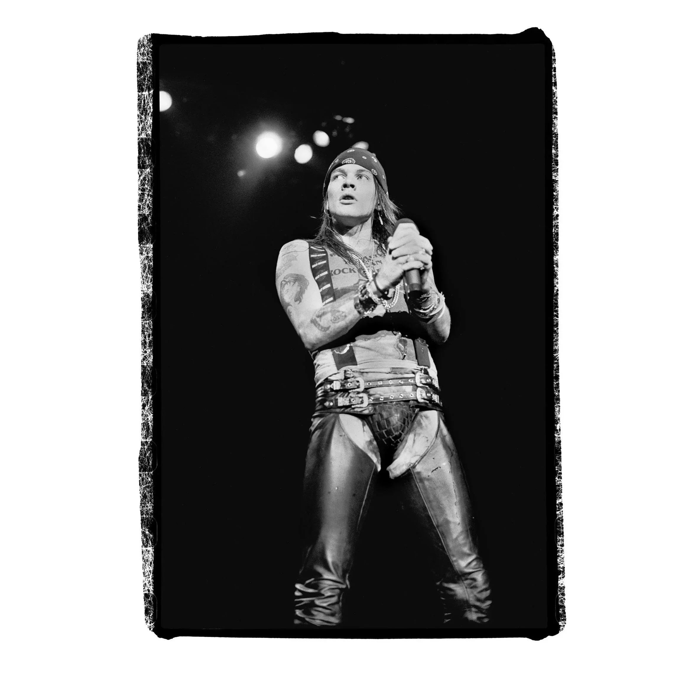Guns N' Roses Axl Rose Dallas 1988 by Ian Tilton