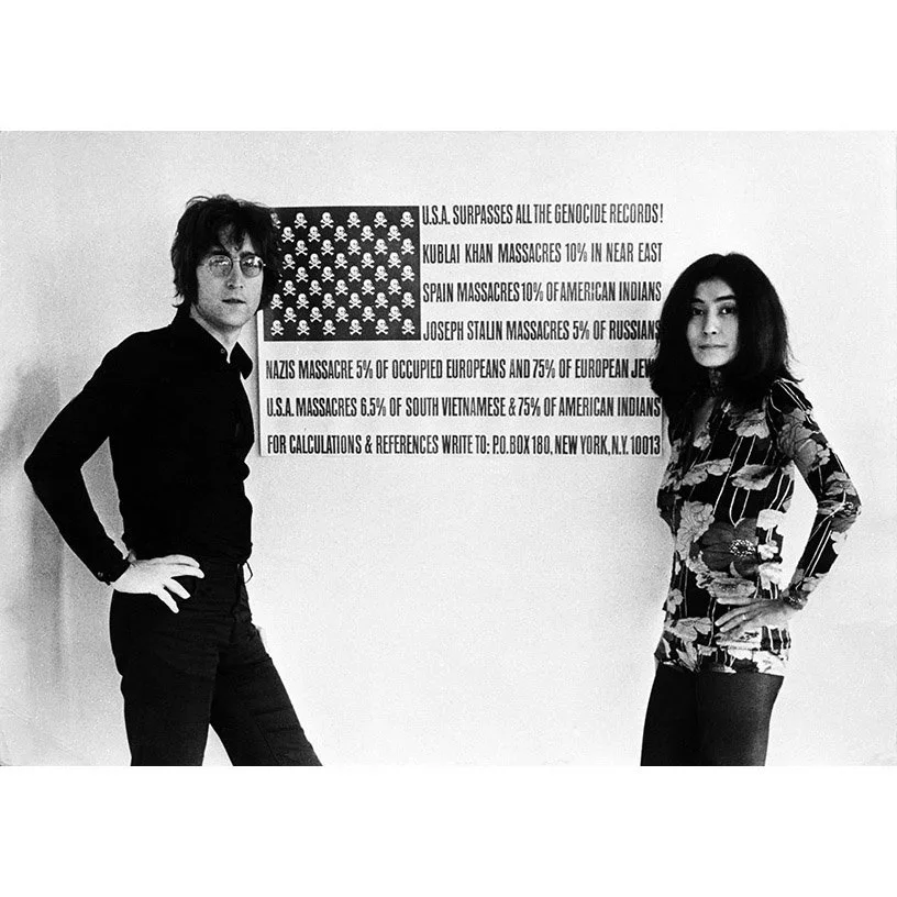 John Lennon and Yoko Ono by Barrie Wentzell