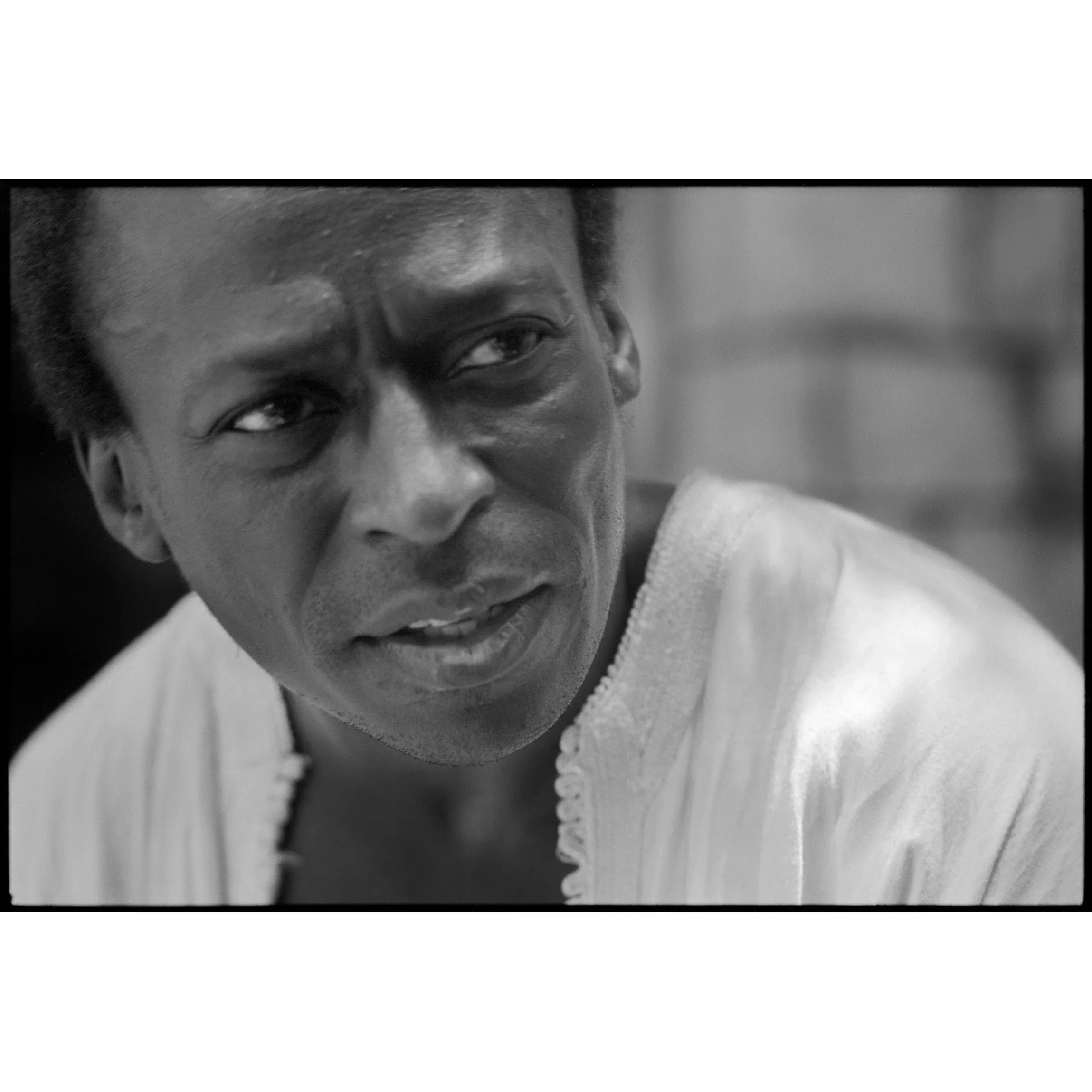 Miles Davis at home, Upper West Side, NYC, 1970 by Glen Craig