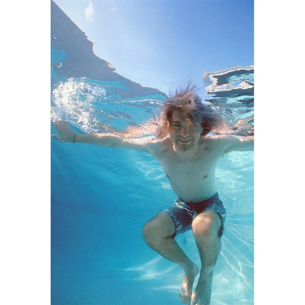 Kurt Cobain Nevermind Underwater by Kirk Weddle