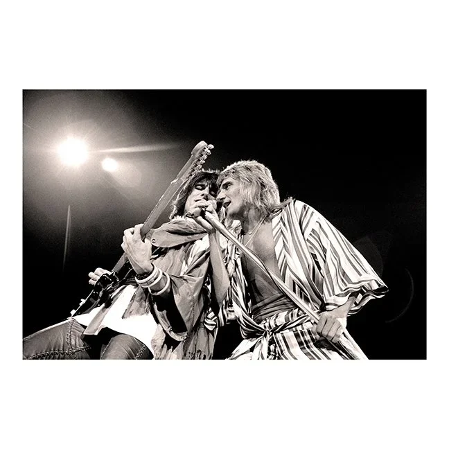 Rod Stewart and Ronnie Wood by Robert M Knight
